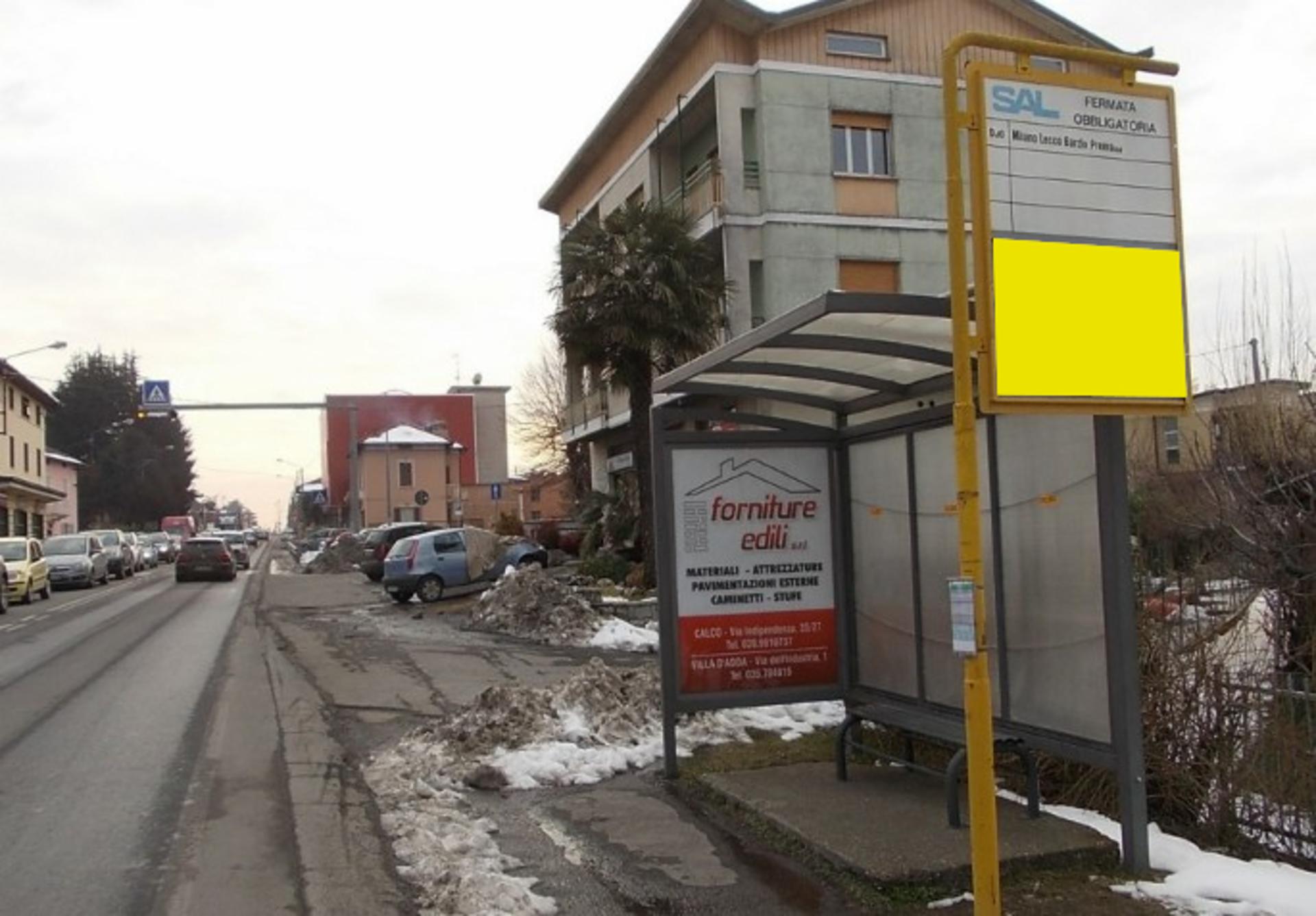 Impianto a FRAZ.ARLATE-VIA NAZIONALE 49 LATO PENSILINA  Calco