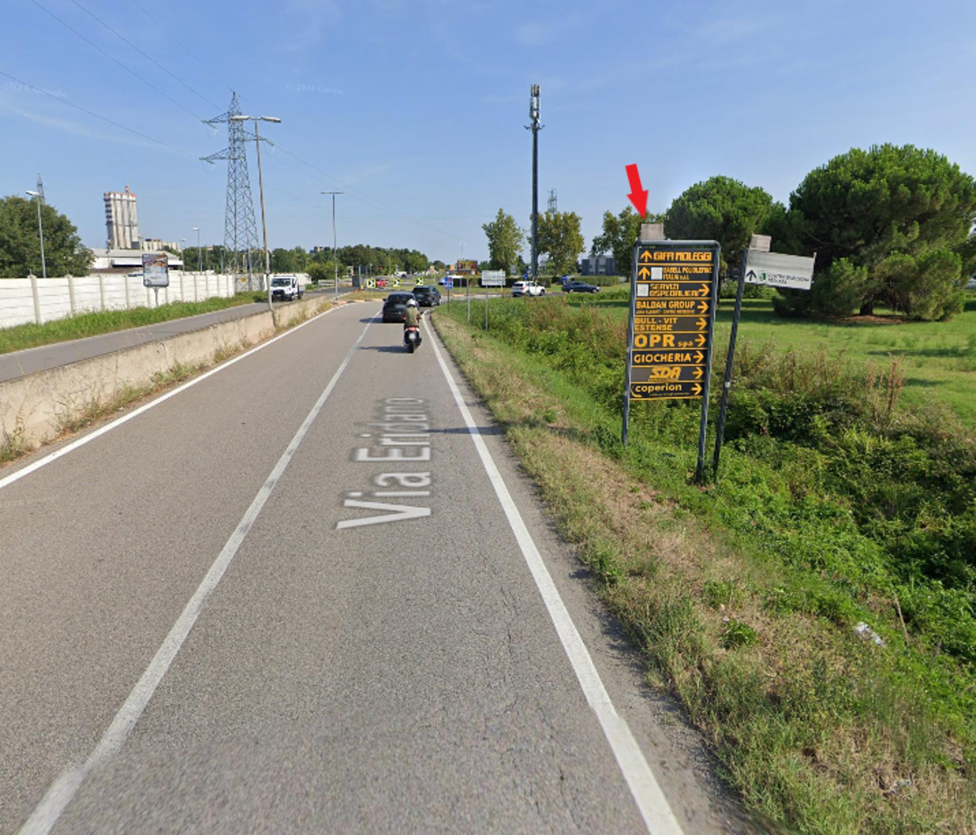 Impianto a UB 7 VIA ERIDANO-VIA DIAMANTINA DIR.V.MODENA  Ferrara