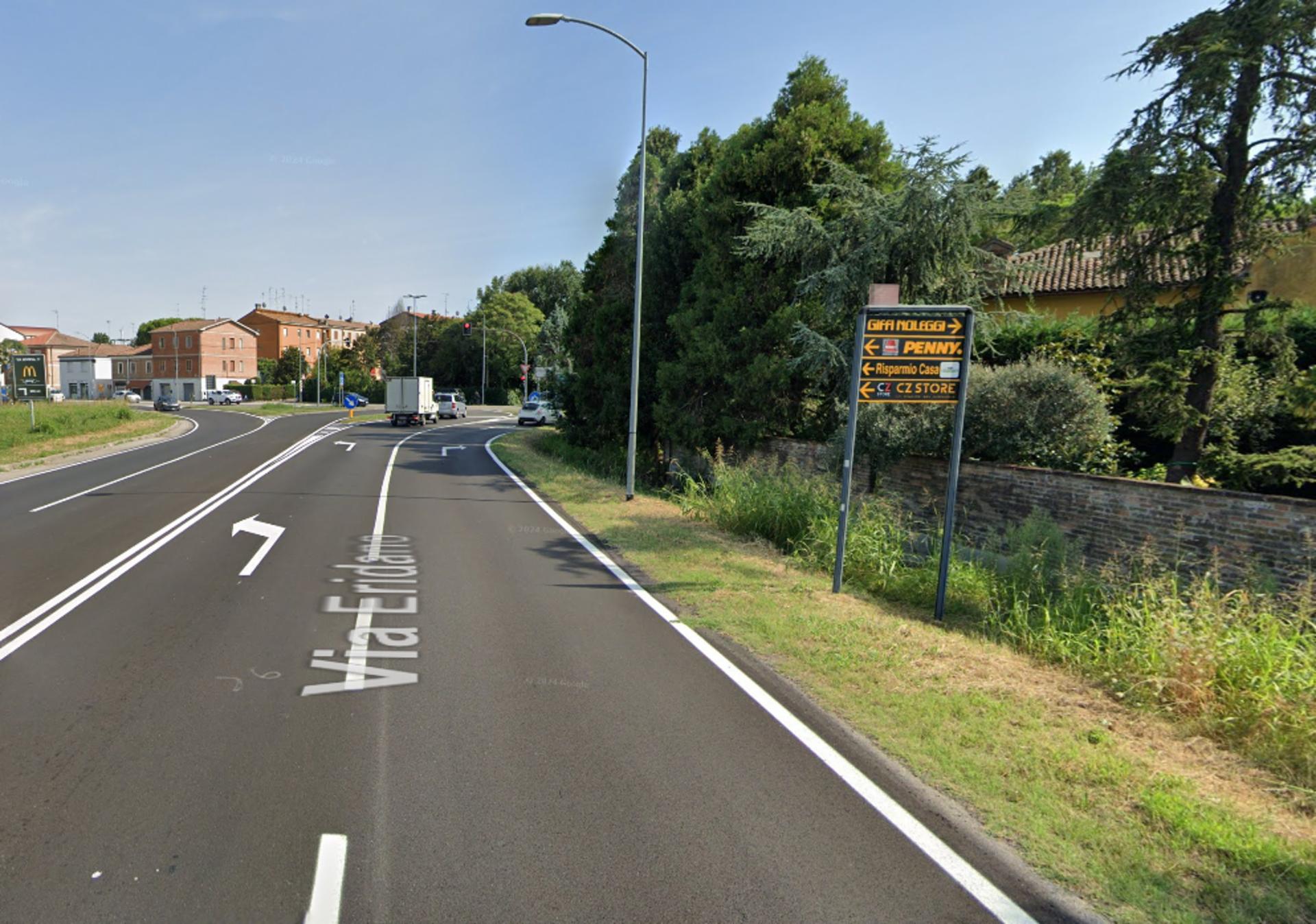 Impianto a UB 15 V. ERIDANO-V. MODENA DIR.MODENA  Ferrara