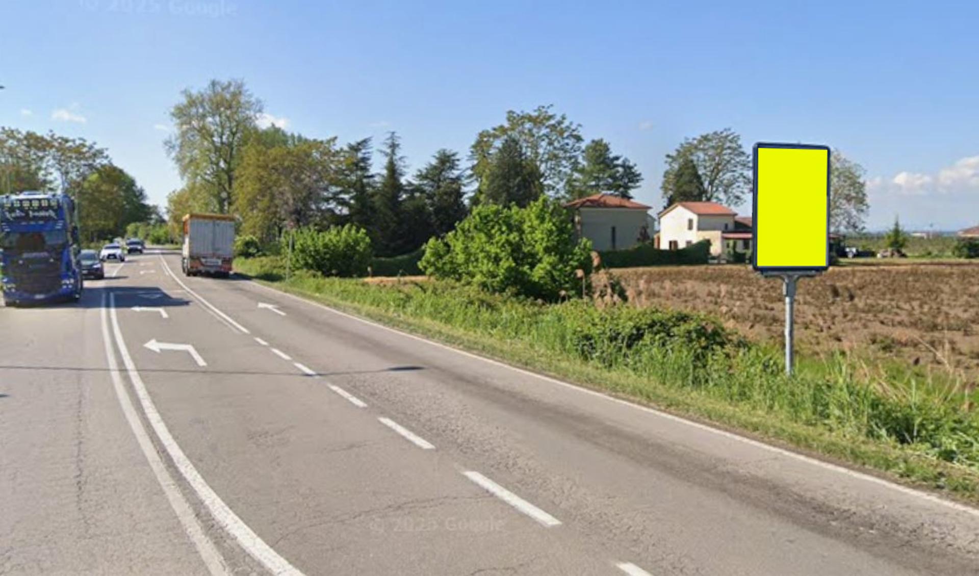 Impianto CARTELLONISTICA a Ferrara, in zona San Martino - Via Corazza