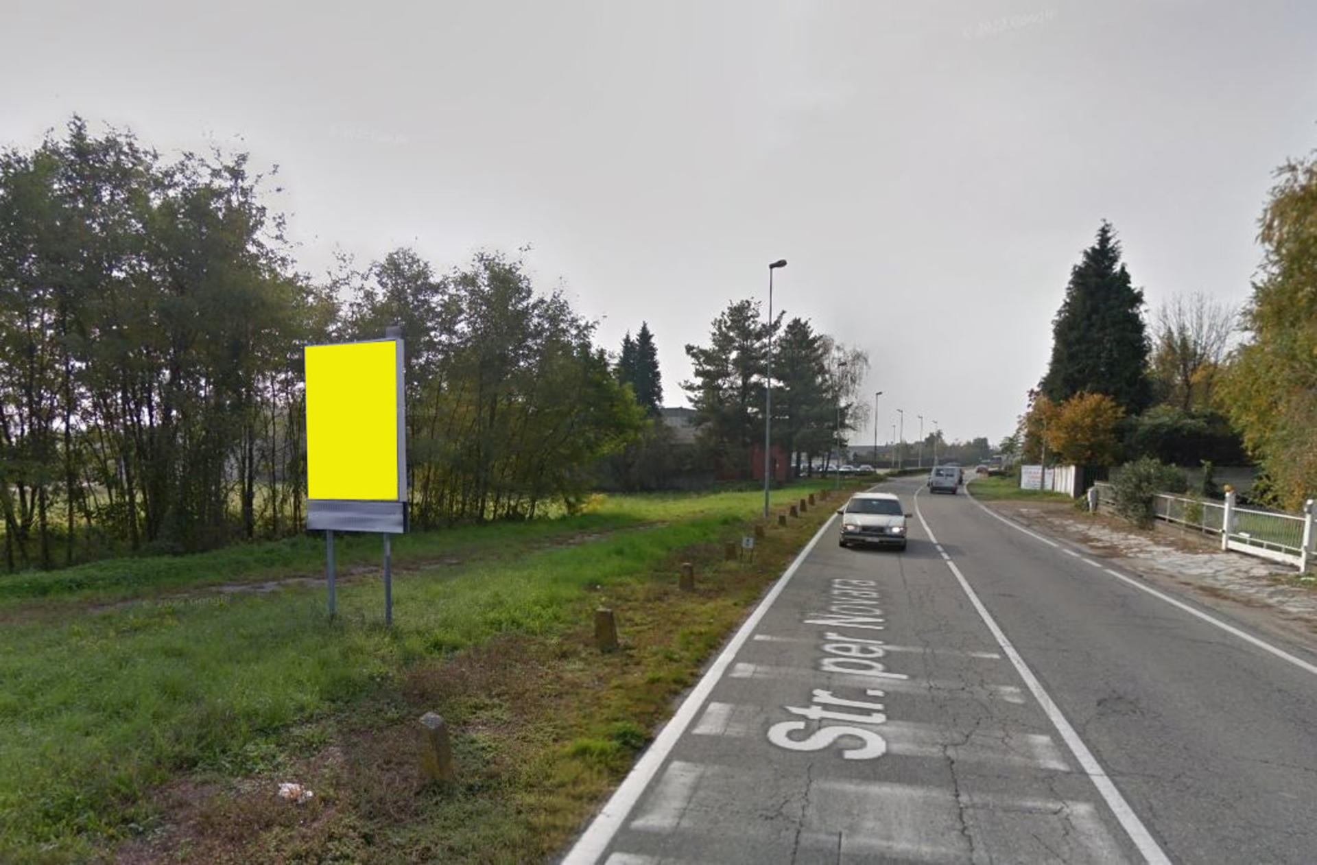 Impianto CARTELLONISTICA a Cameri, in zona S.P. 4 ang. Nivellina