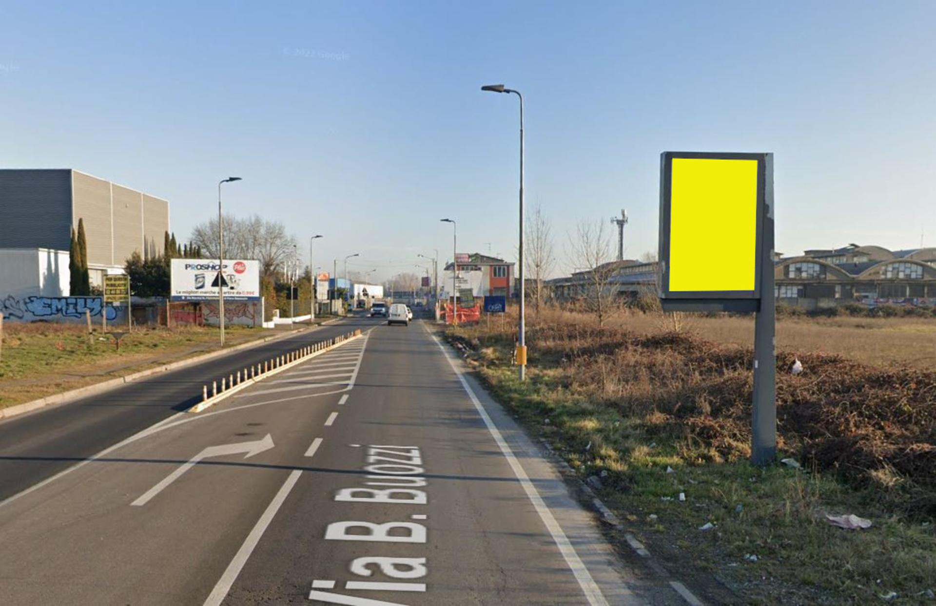 Impianto a Via Buozzi (m. 90 prima del confine con Fizzonasco)  Rozzano