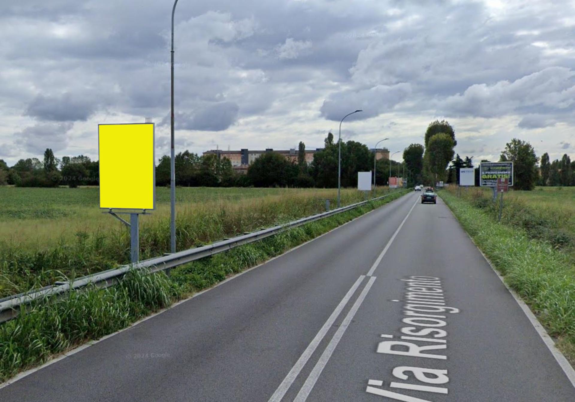 Impianto CARTELLONISTICA a Cinisello Balsamo, in zona Chiesa di Sant'Eusebio da Vercelli