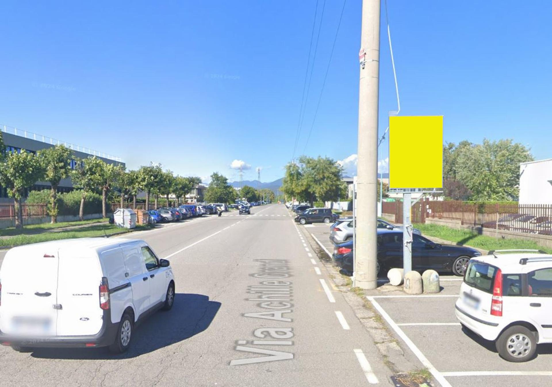 Impianto a VIA A. GRANDI A MT. 81 DOPO VIA BRIXIA  ZUST FIANCO PILONE  Brescia
