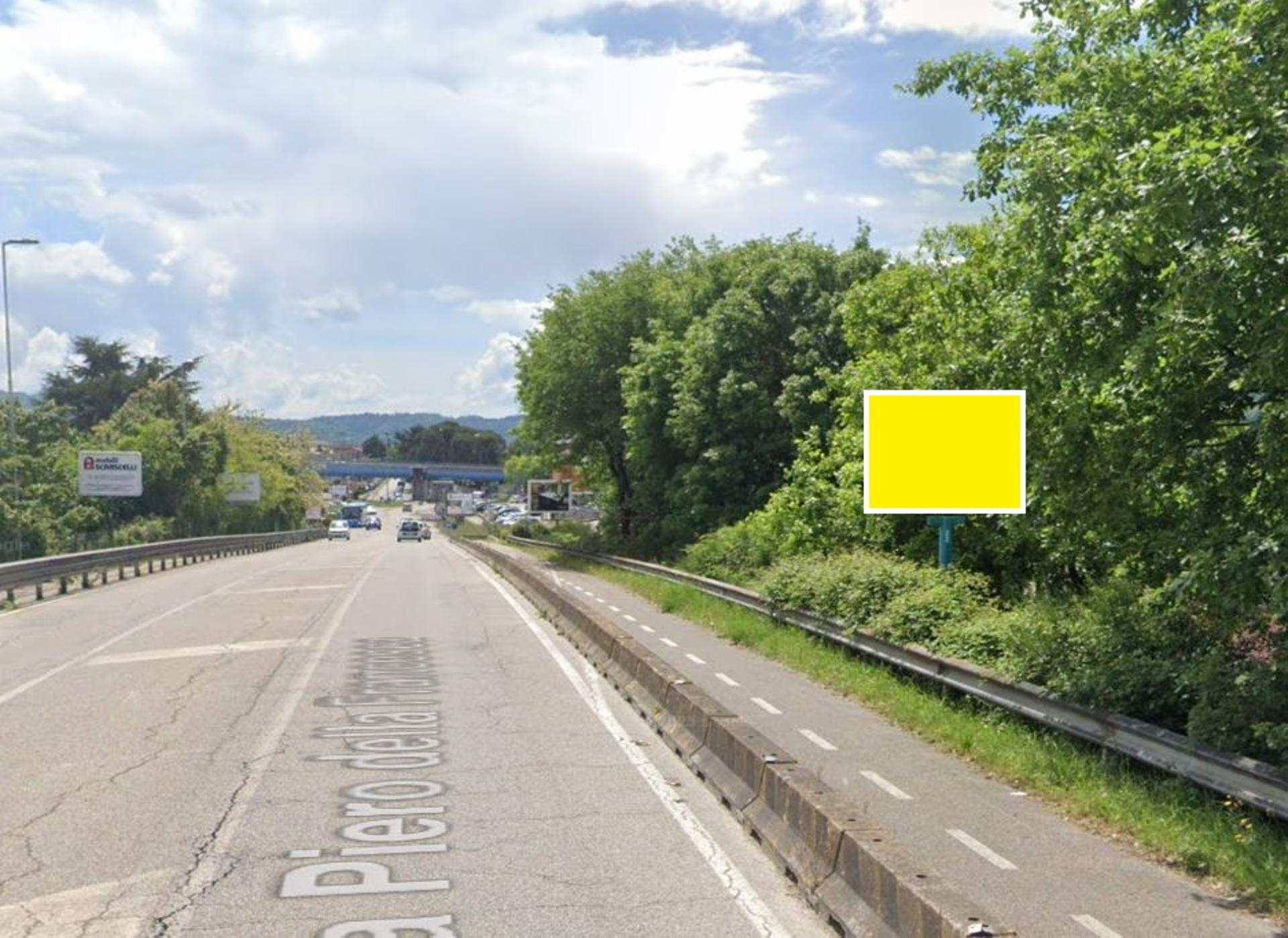 Impianto a CITTA'  DI CASTELLO (PG) VIA ROMAGNA  M 120 PRIMA DI VIA G. DI VITTORIO  Città di Castello