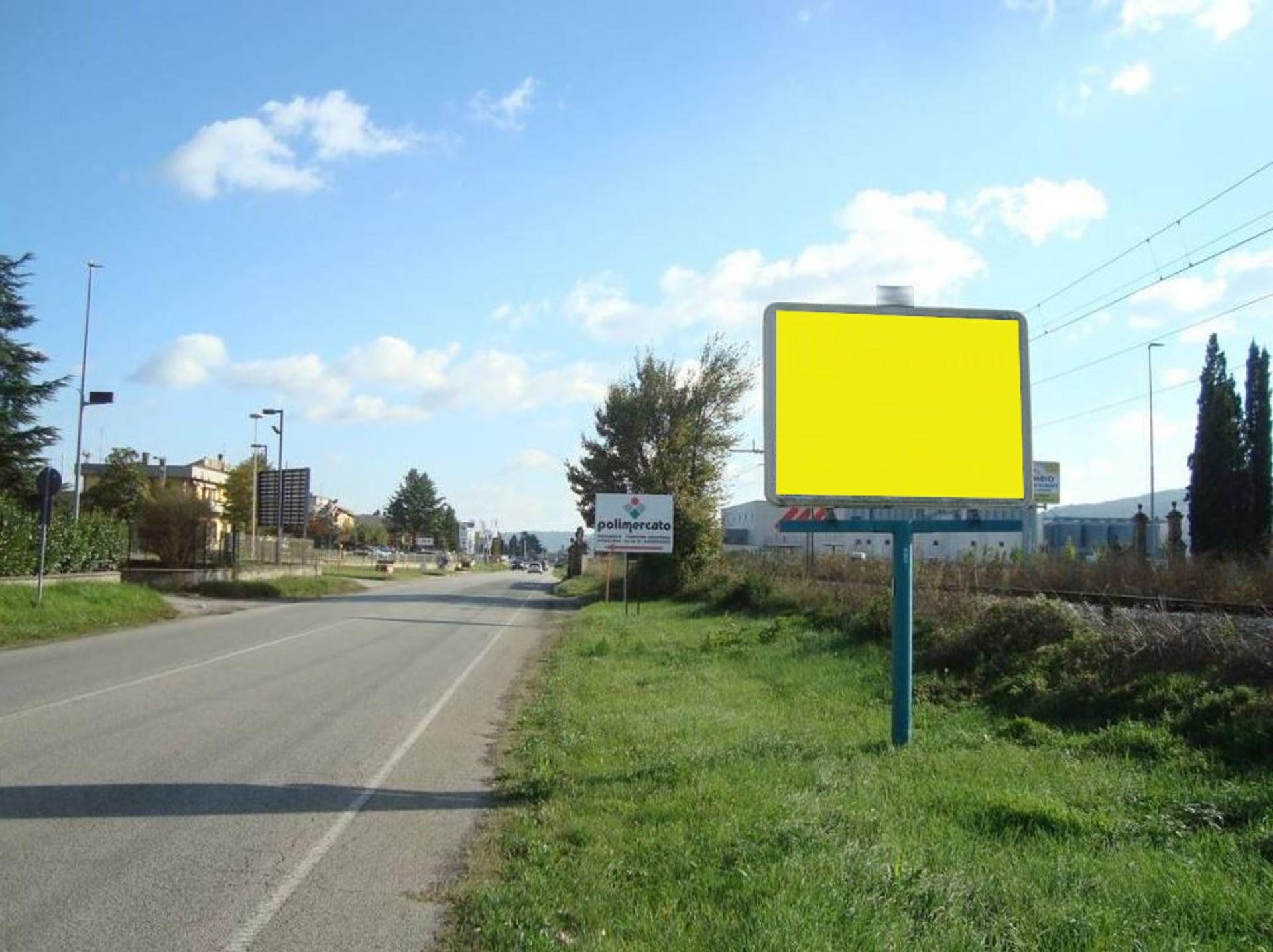 Impianto a CITTA'  DI CASTELLO (PG) VIA ROMAGNA M 55 DOPO VIA BECCARI SN  Città di Castello