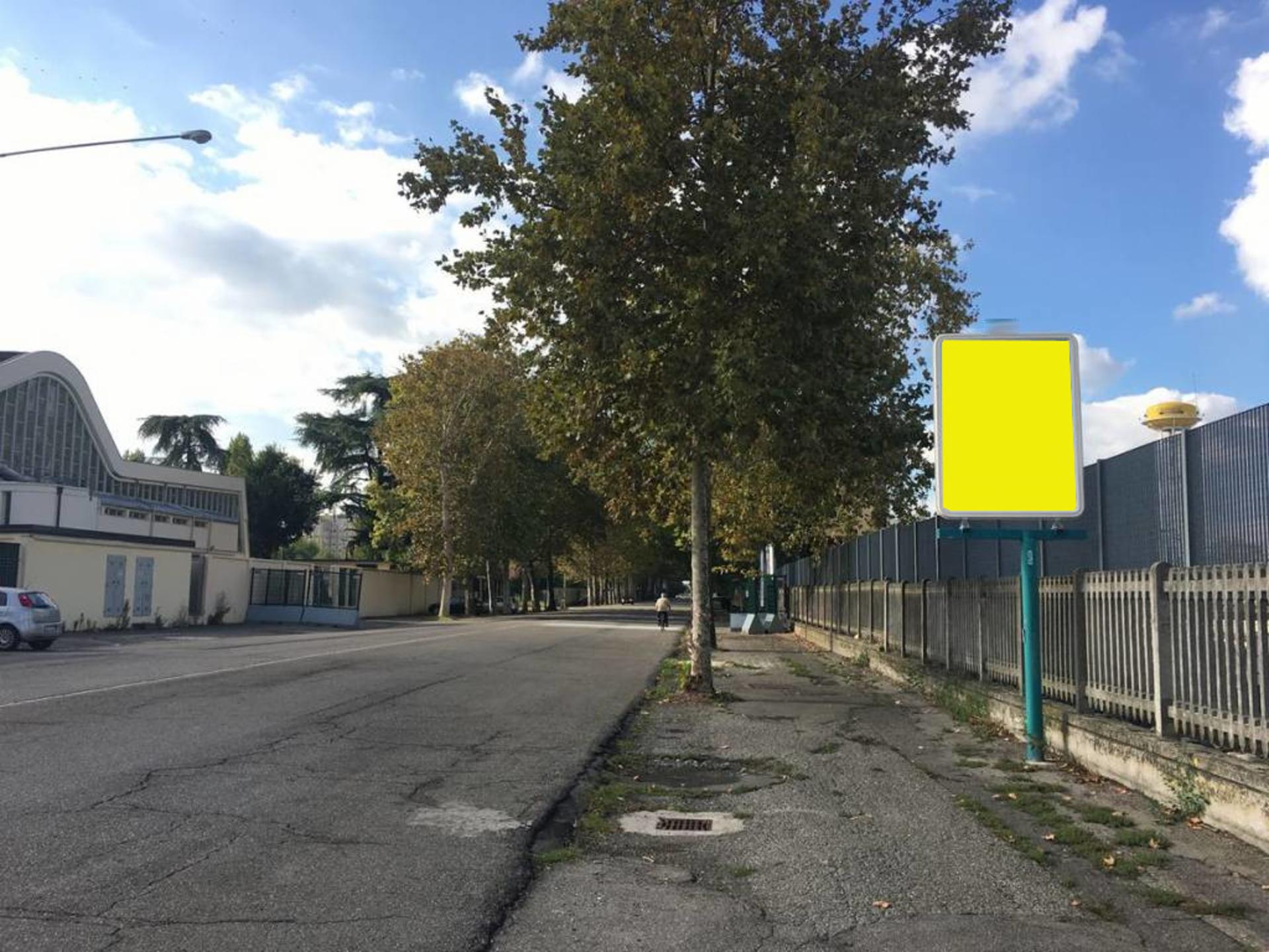 Impianto a MODENA VIALE RAIMONDO  MONTECUCCOLI  A M 25 DOPO POSTER 6X3  Modena
