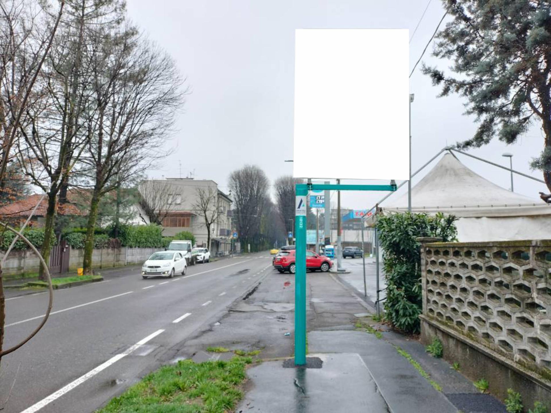 Impianto a SARONNO VIA ROMA ALTEZZA CIVICO 100/102 A M 65 PRIMA VIA CATTANEO  Saronno