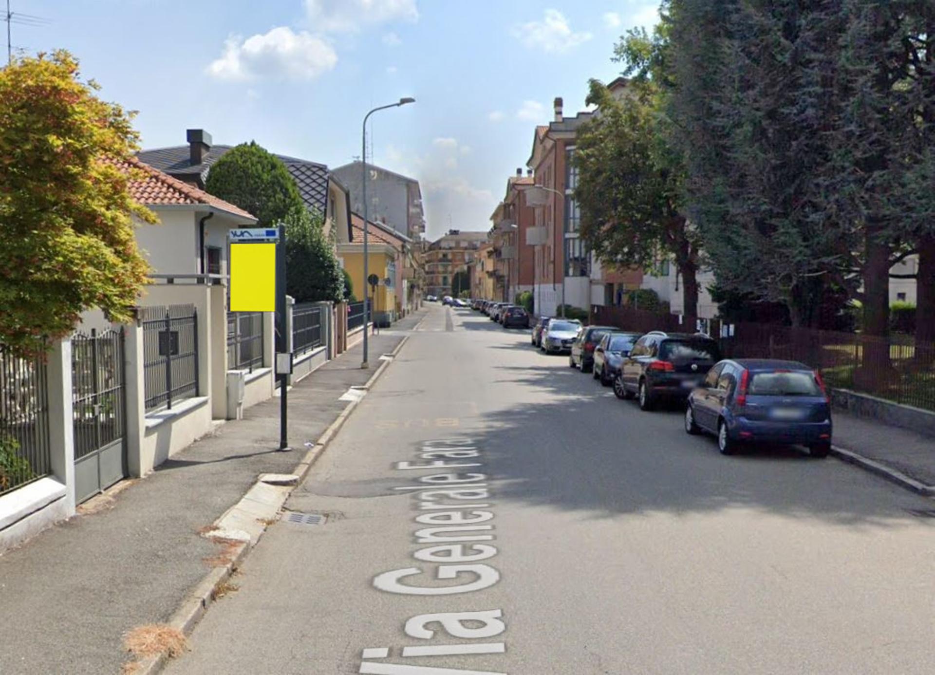 Impianto a Via Fara bivio Via Chinotto  Novara