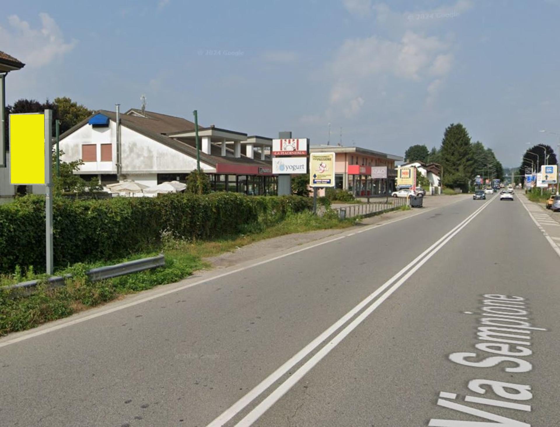 Impianto CARTELLONISTICA a Castelletto sopra Ticino, in zona La Piadineria