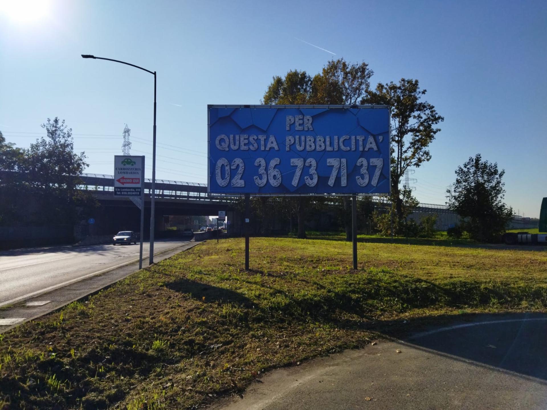 Impianto a Via Della Vittoria/Viale Lombardia dir. Cologno  Brugherio