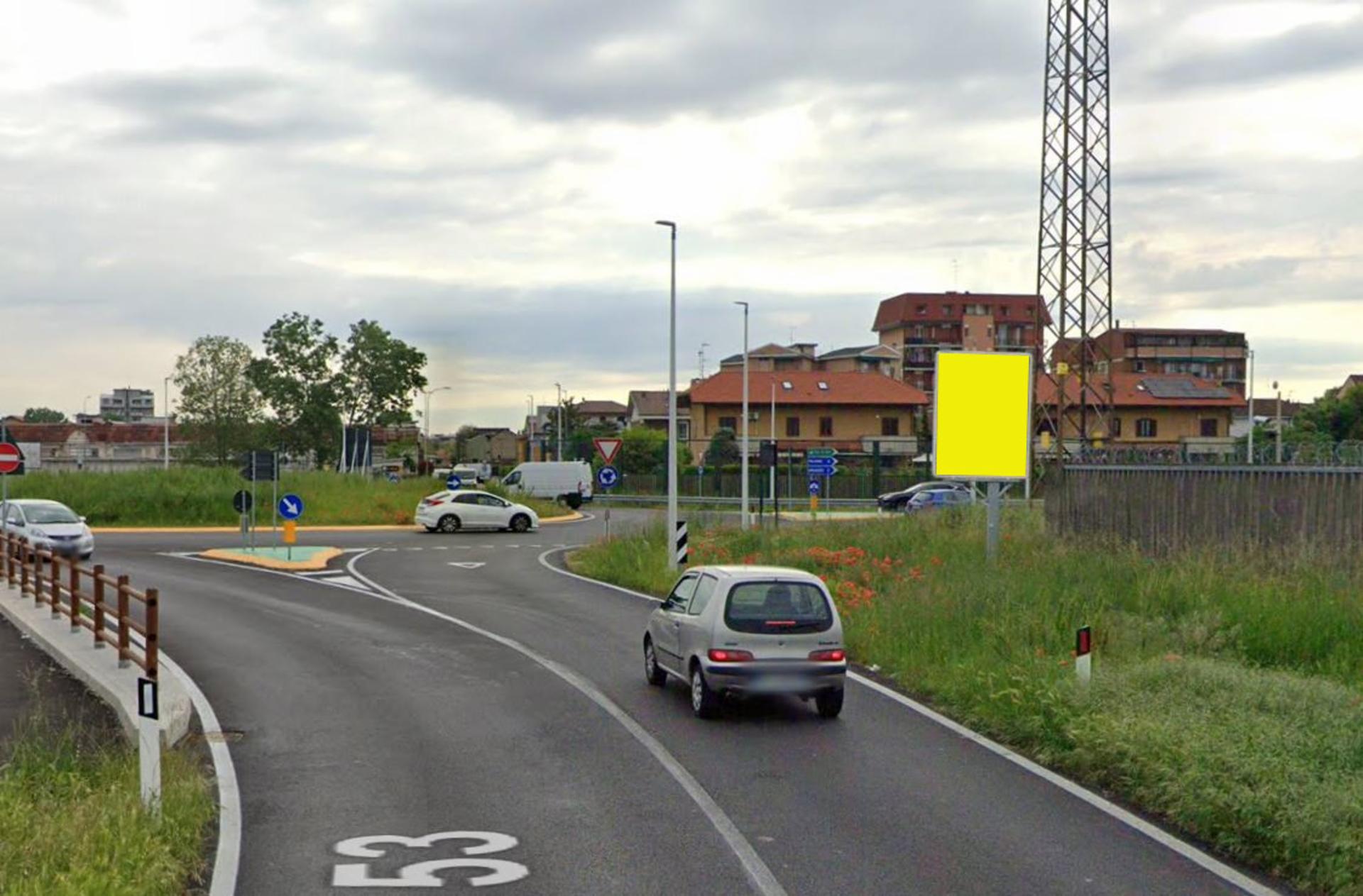 Impianto CARTELLONISTICA a Bollate, in zona Bontà di Paese