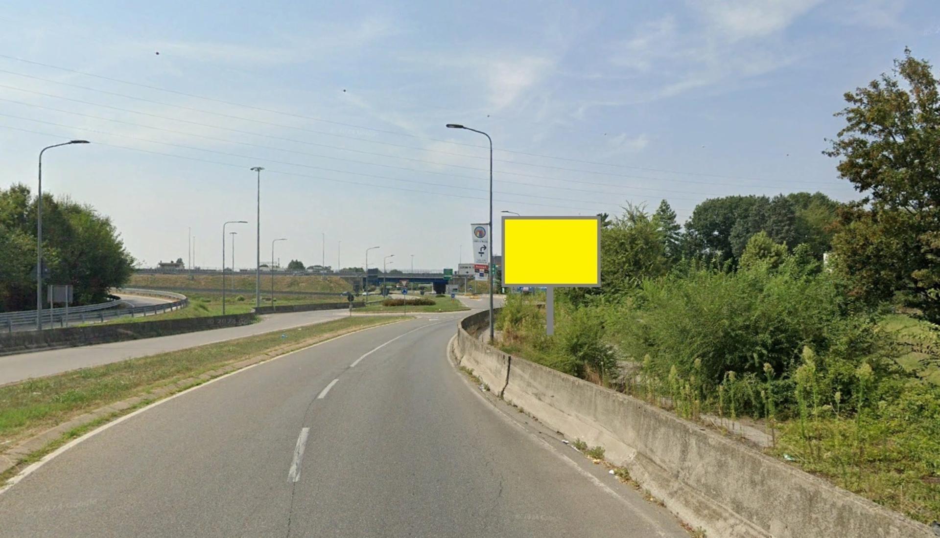 Impianto a Via Novara rotatoria uscitta/entrata Tang. Ovest prima di confine Settimo Milanese  Milano