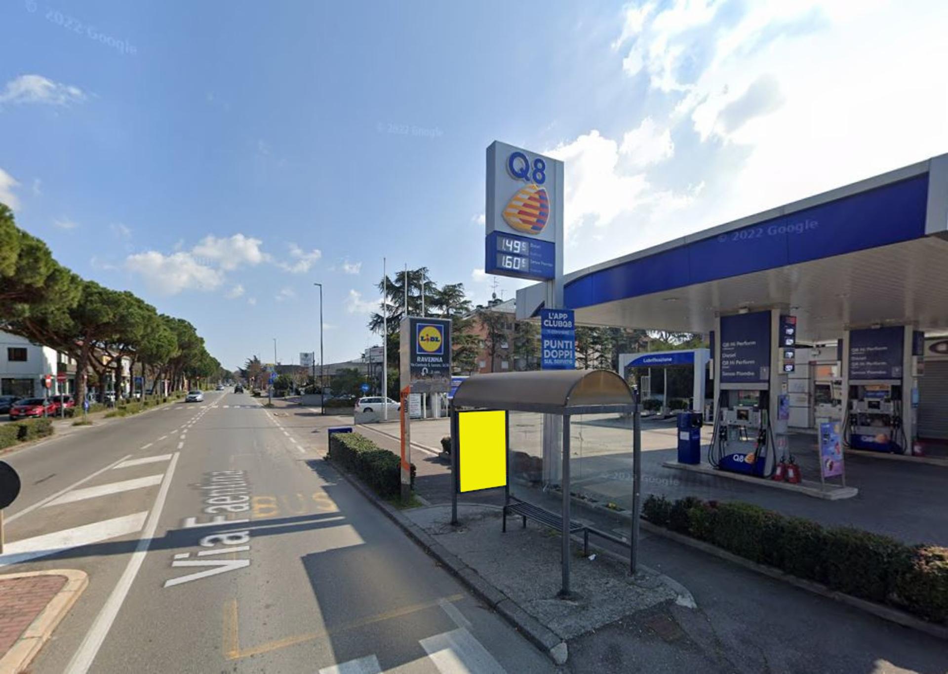 Impianto PENSILINA a Ravenna, in zona JOYi fusion