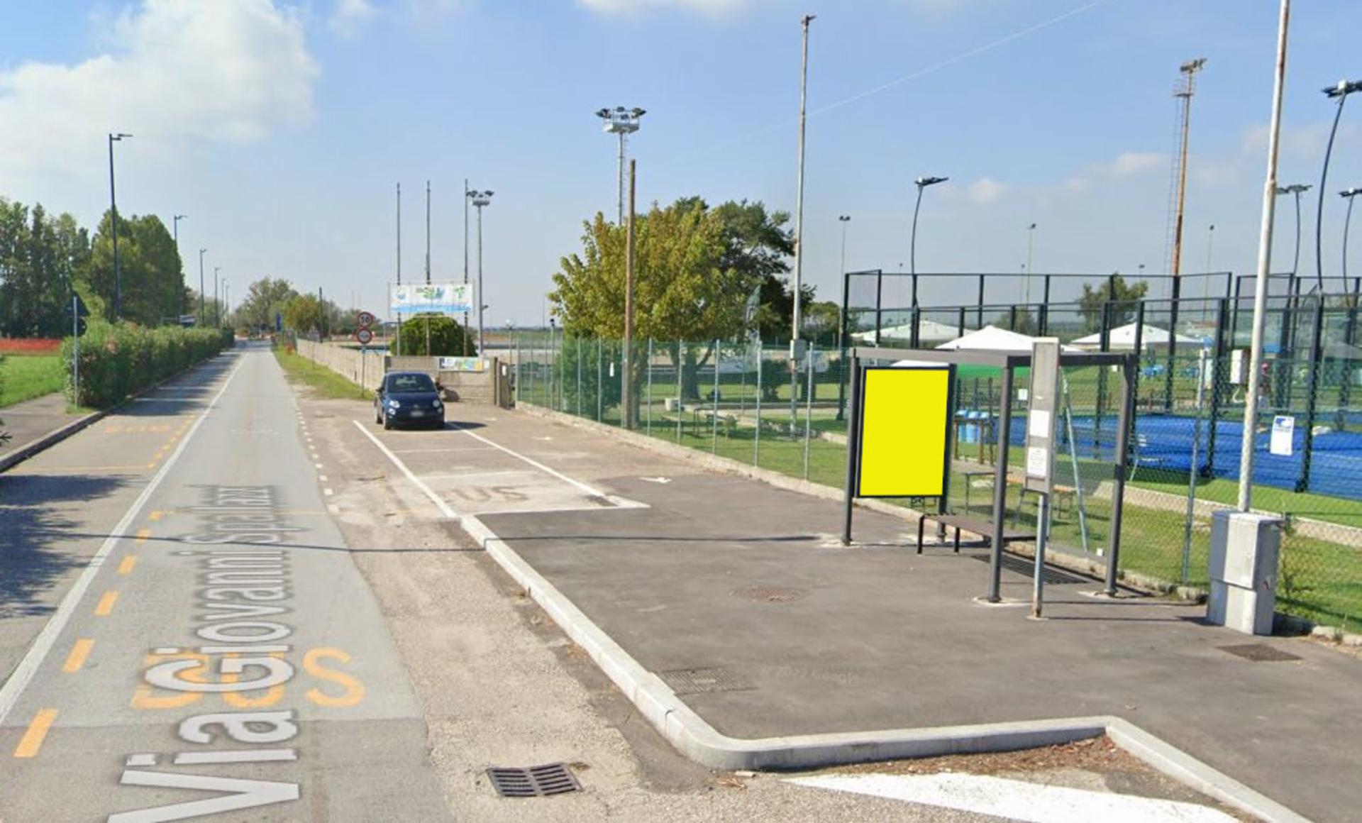 Impianto PENSILINA a Ravenna, in zona Chiosco da Mary