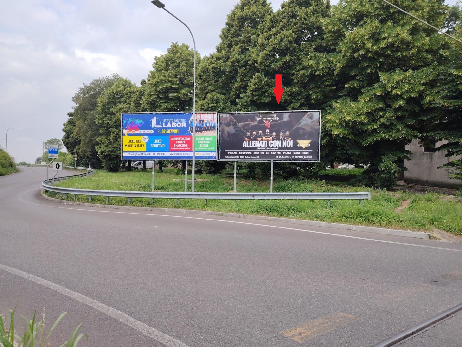 Impianto a S.P. 44 BIS ROTONDA NUOVA USCITA TANG. NORD  Paderno Dugnano