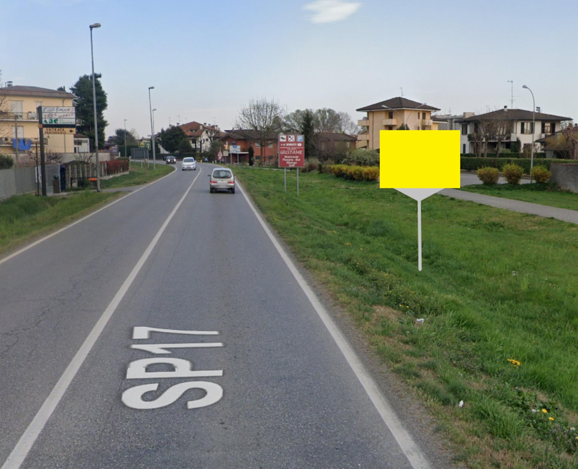 Impianto CARTELLONISTICA a Sant'Angelo Lodigiano, in zona Basilica dei Santi Antonio Abate e Francesca Cabrini