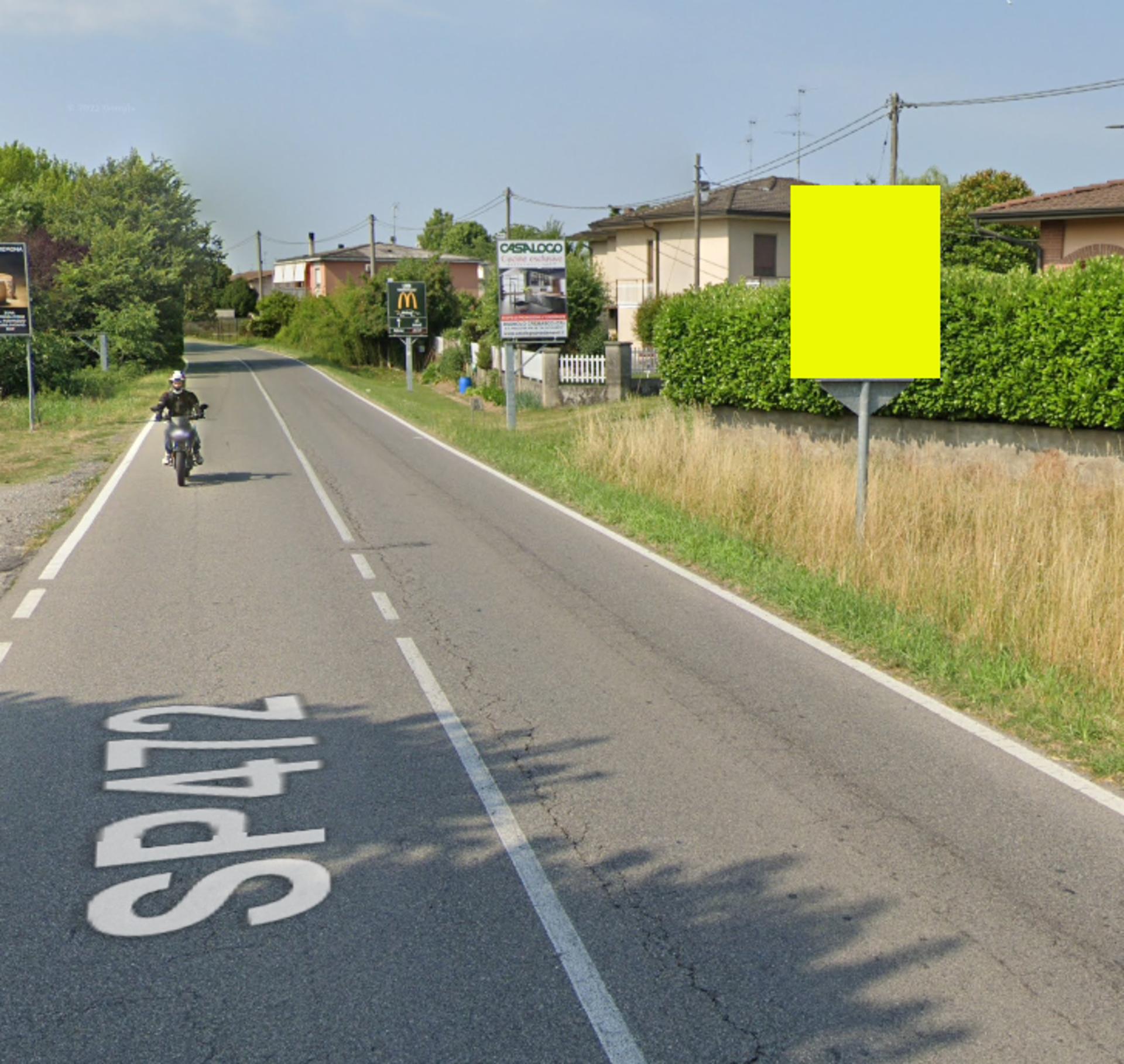 Impianto cartellonistica a Dovera