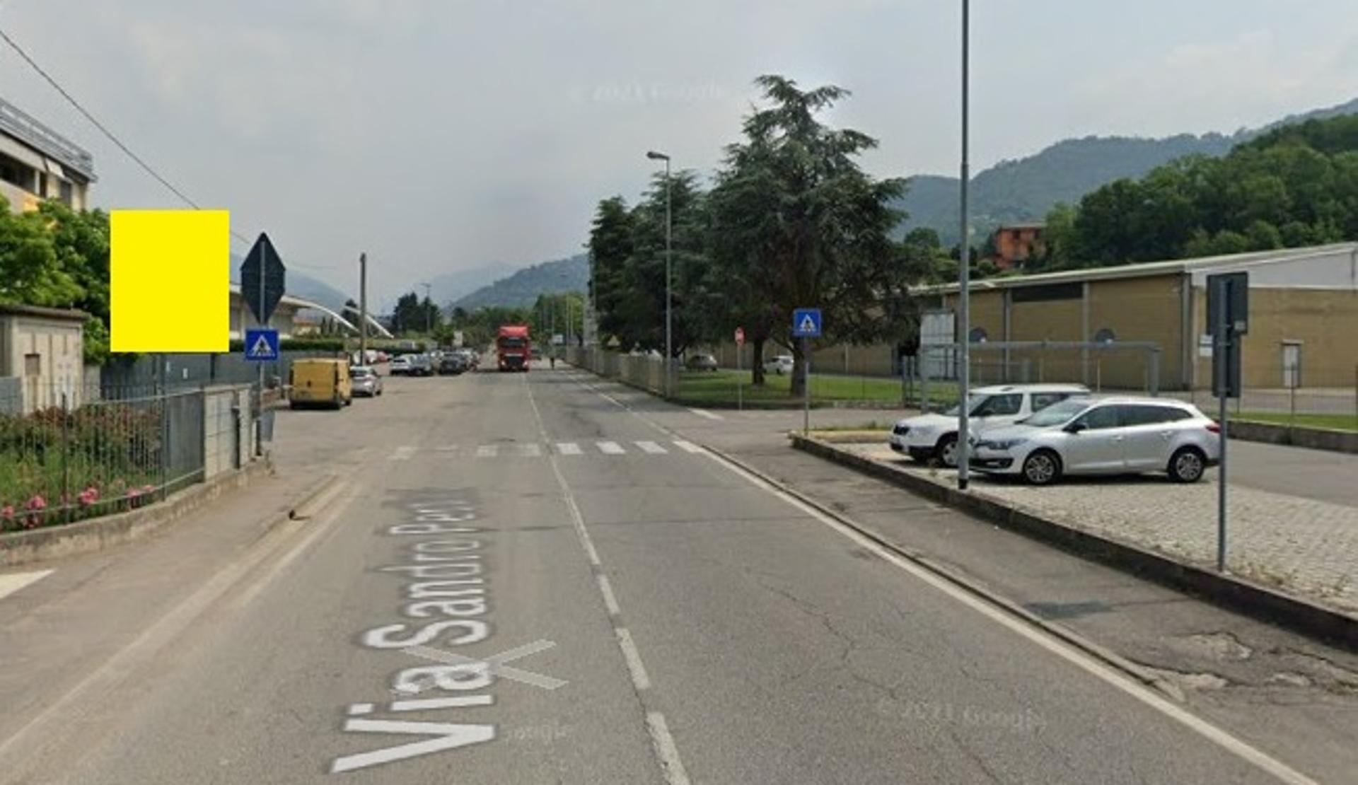 Impianto CARTELLONISTICA a Albino, in zona Katia Bar