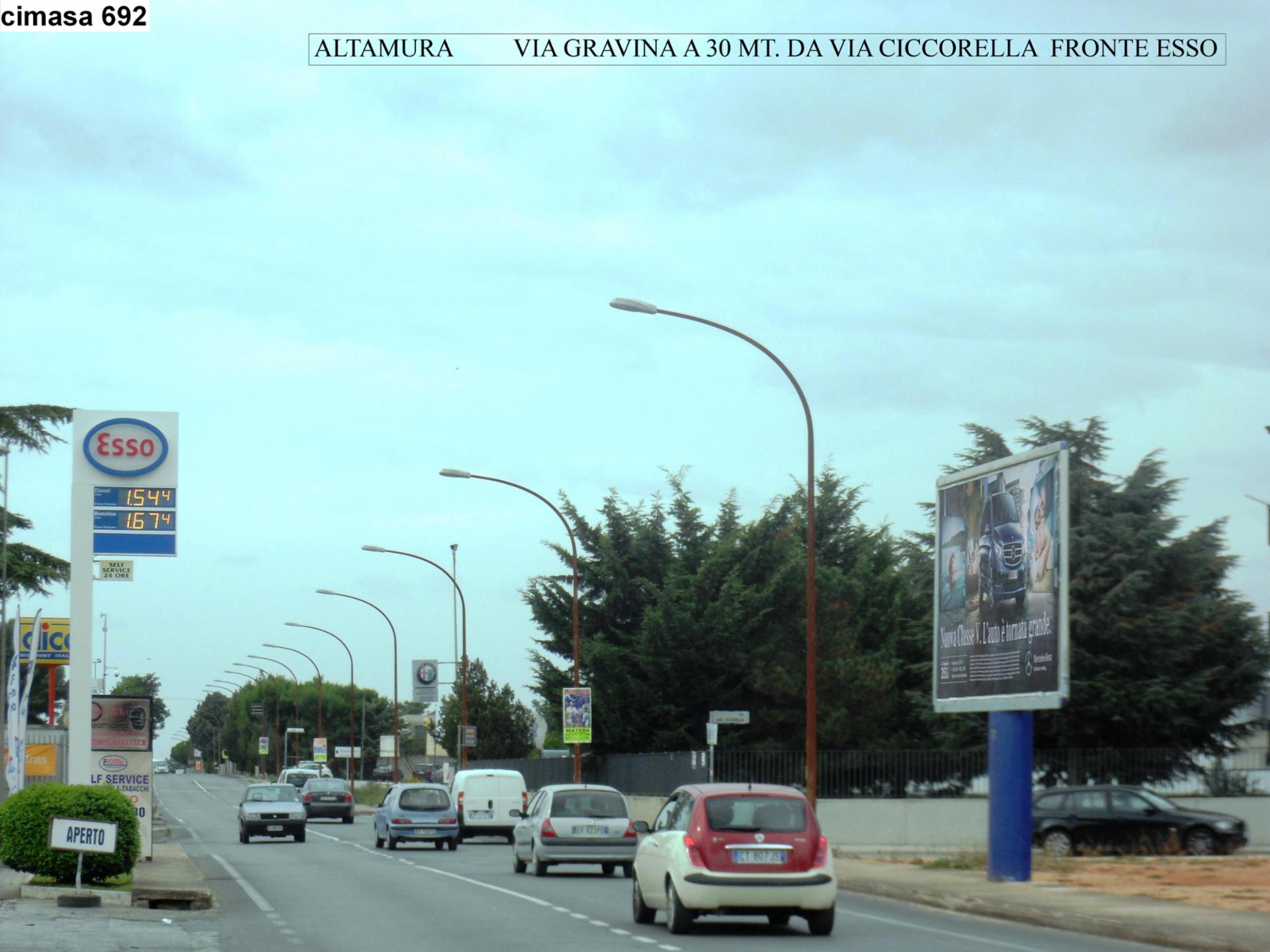 Impianto 6 X 3 a Altamura, in zona Esso
