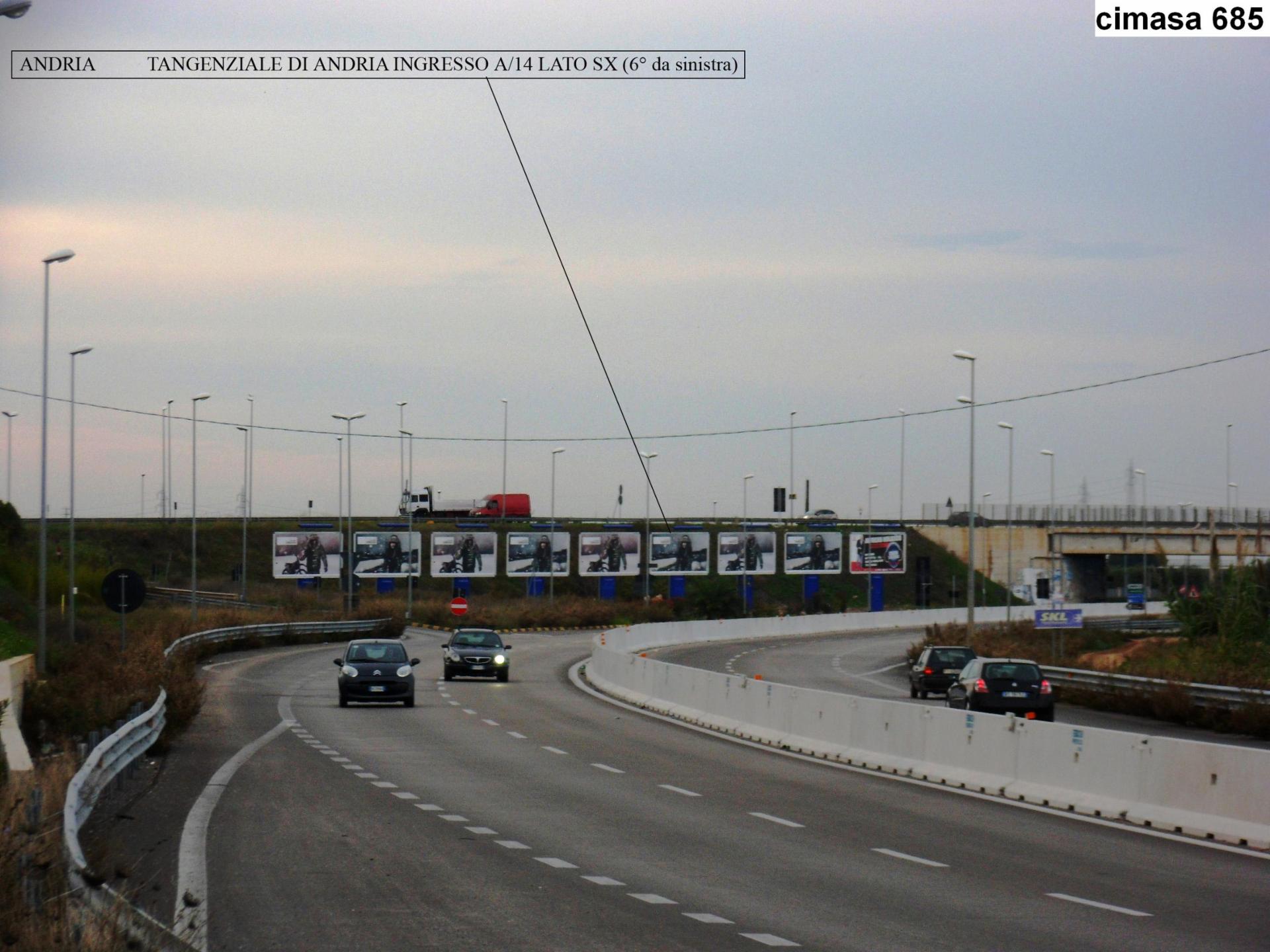 Impianto 6 X 3 a Andria, in zona Pepco