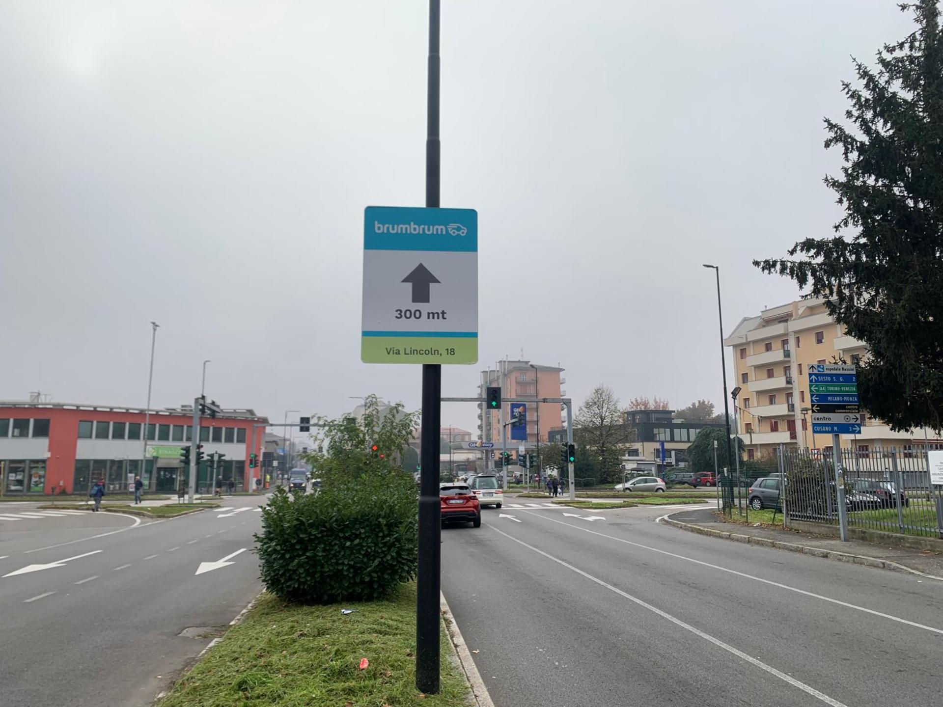 Impianto POLE MEDIA a Cinisello Balsamo, in zona Il Gigante