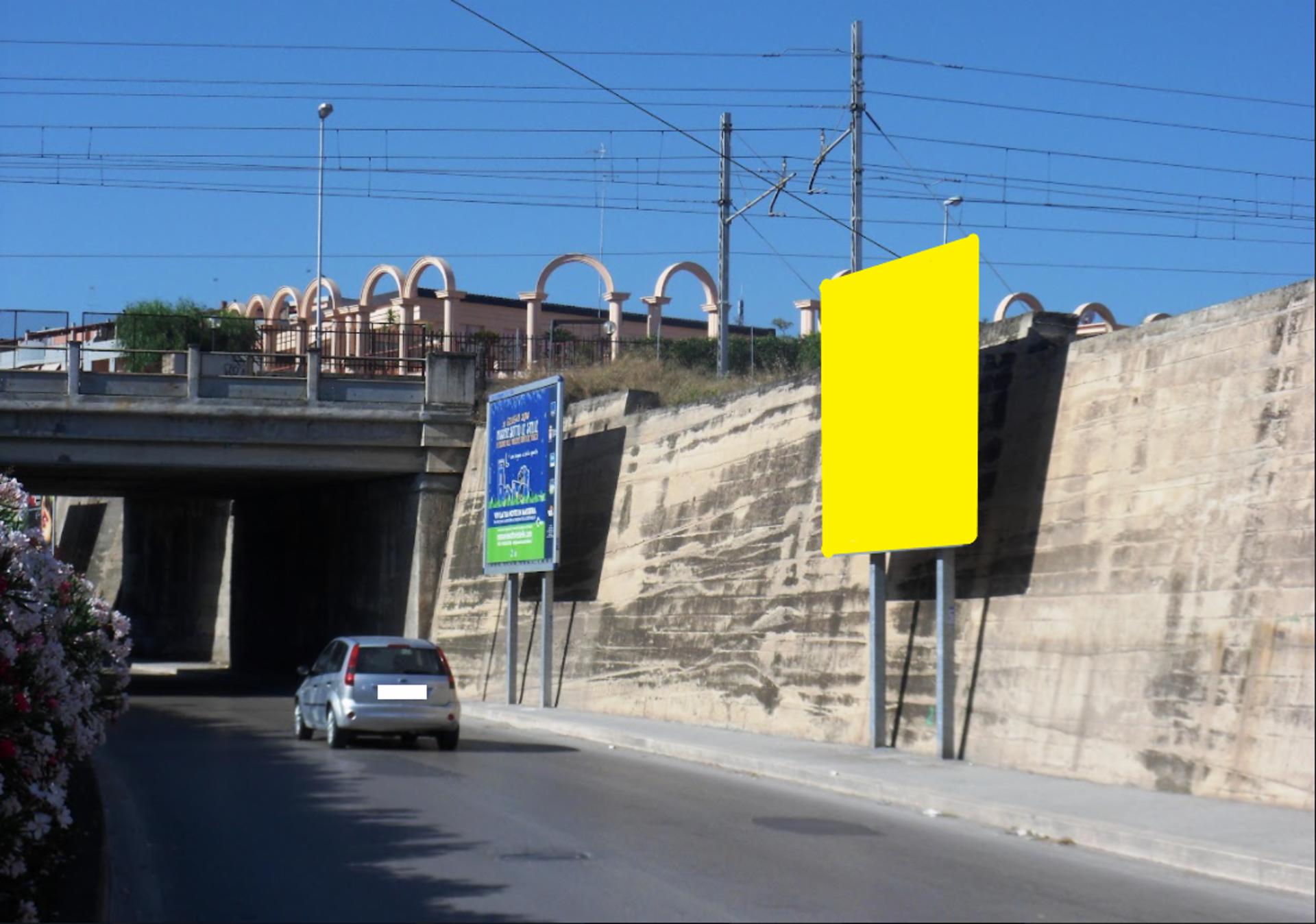 Impianto POSTER a Barletta, in zona Antica Fabbrica di Divani