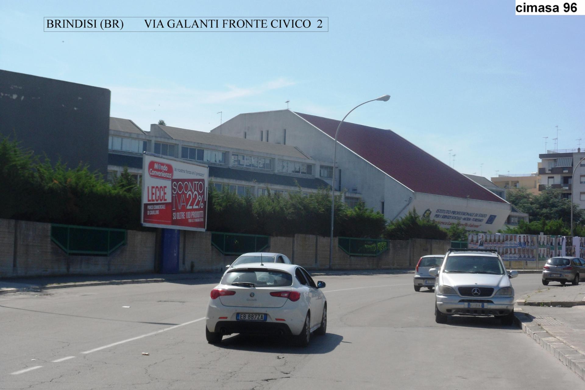 Impianto a VIA GIUSEPPE MARIA GALANTI  Brindisi