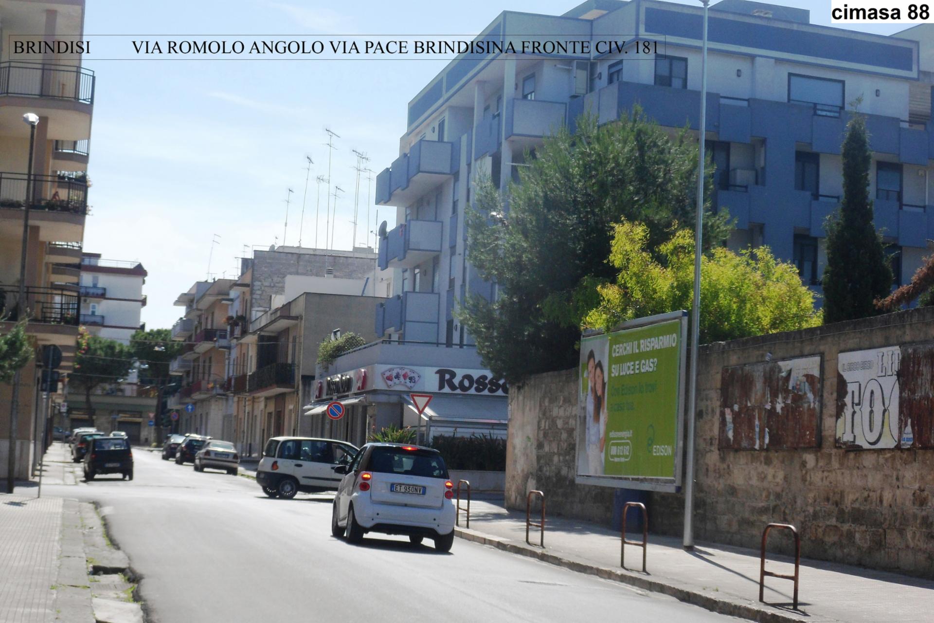 Impianto 6 X 3 a Brindisi, in zona Bar Rosso Nero