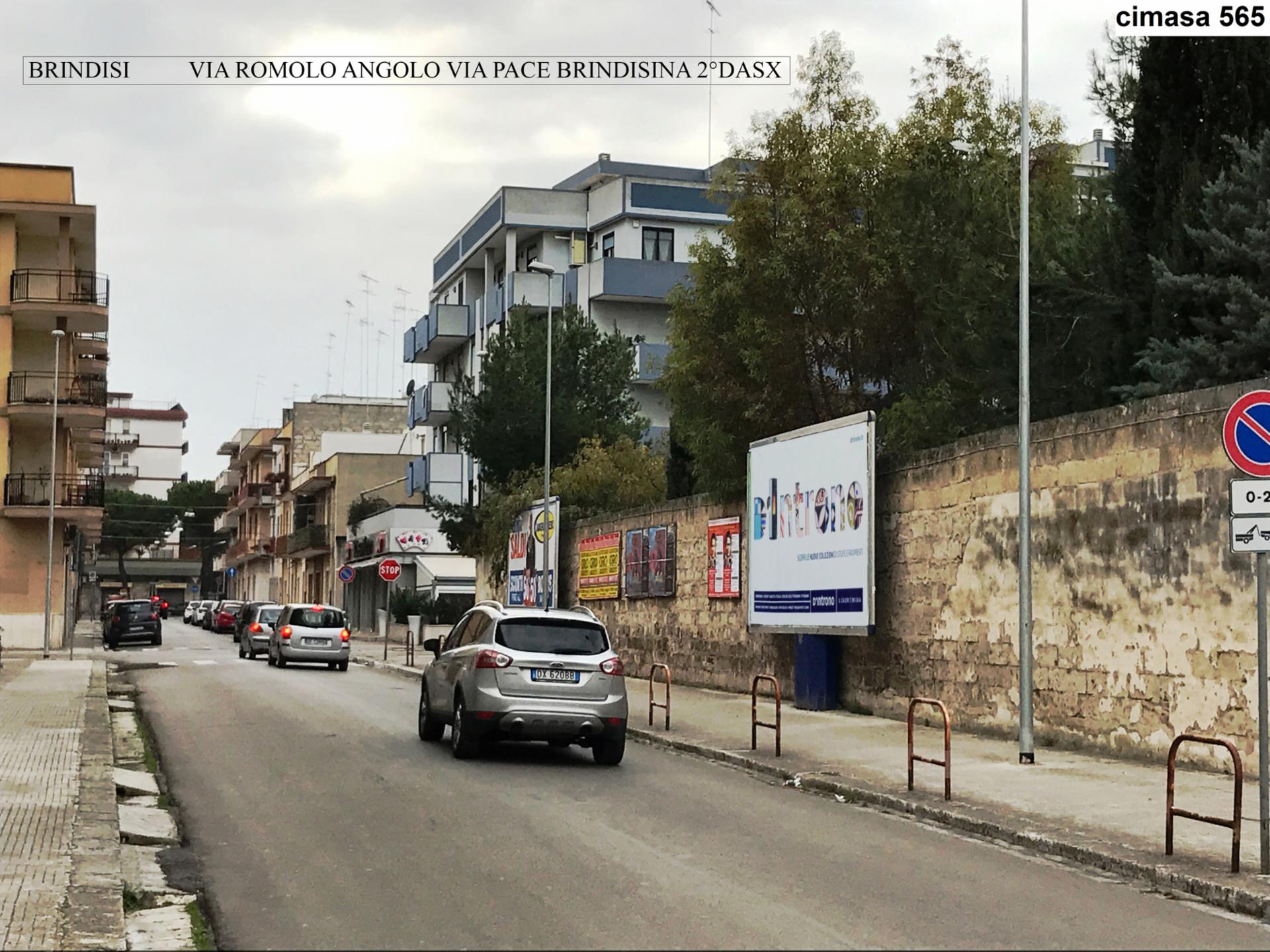 Impianto 6 X 3 a Brindisi, in zona Bar Rosso Nero