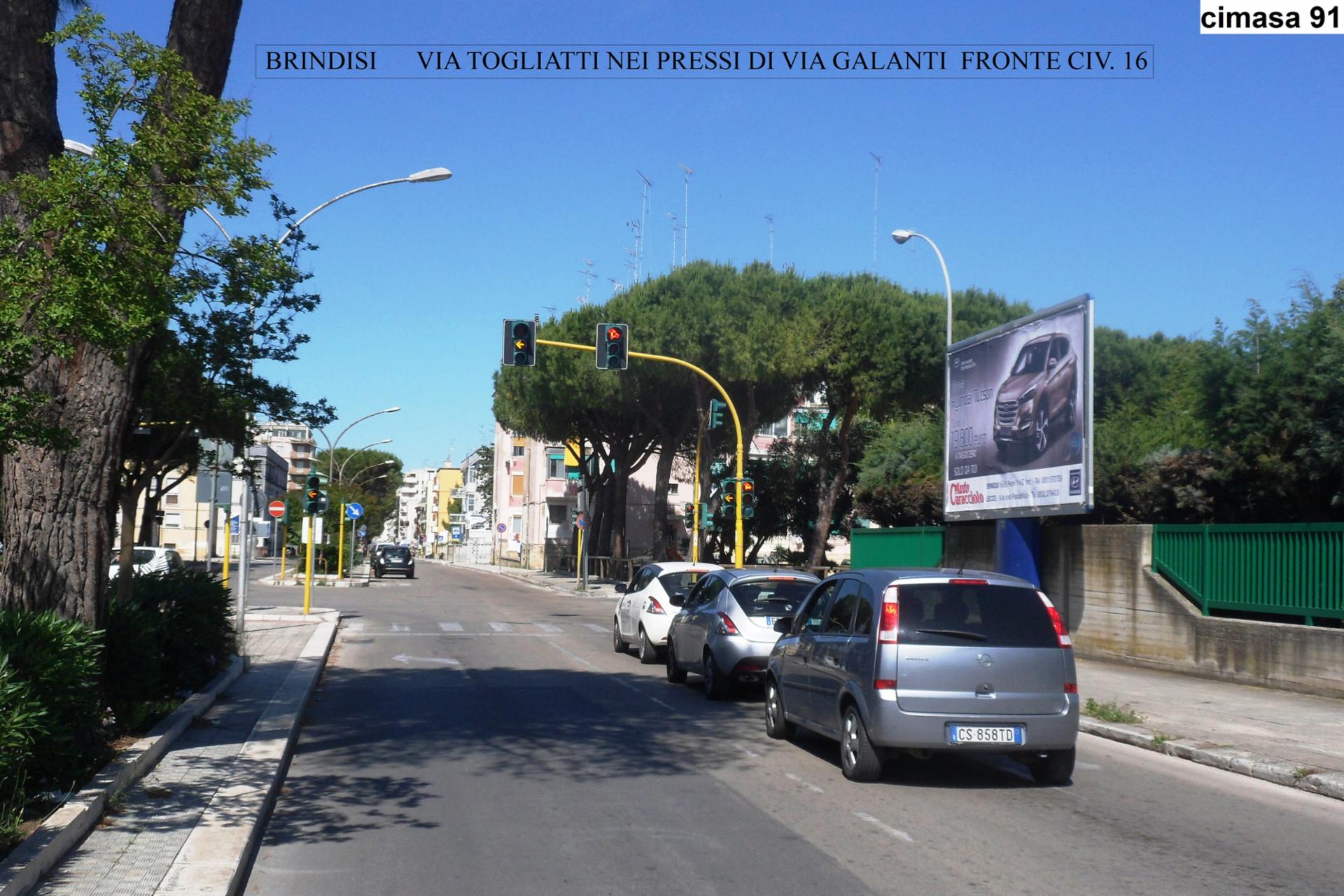 Impianto 6 X 3 a Brindisi, in zona Bar King