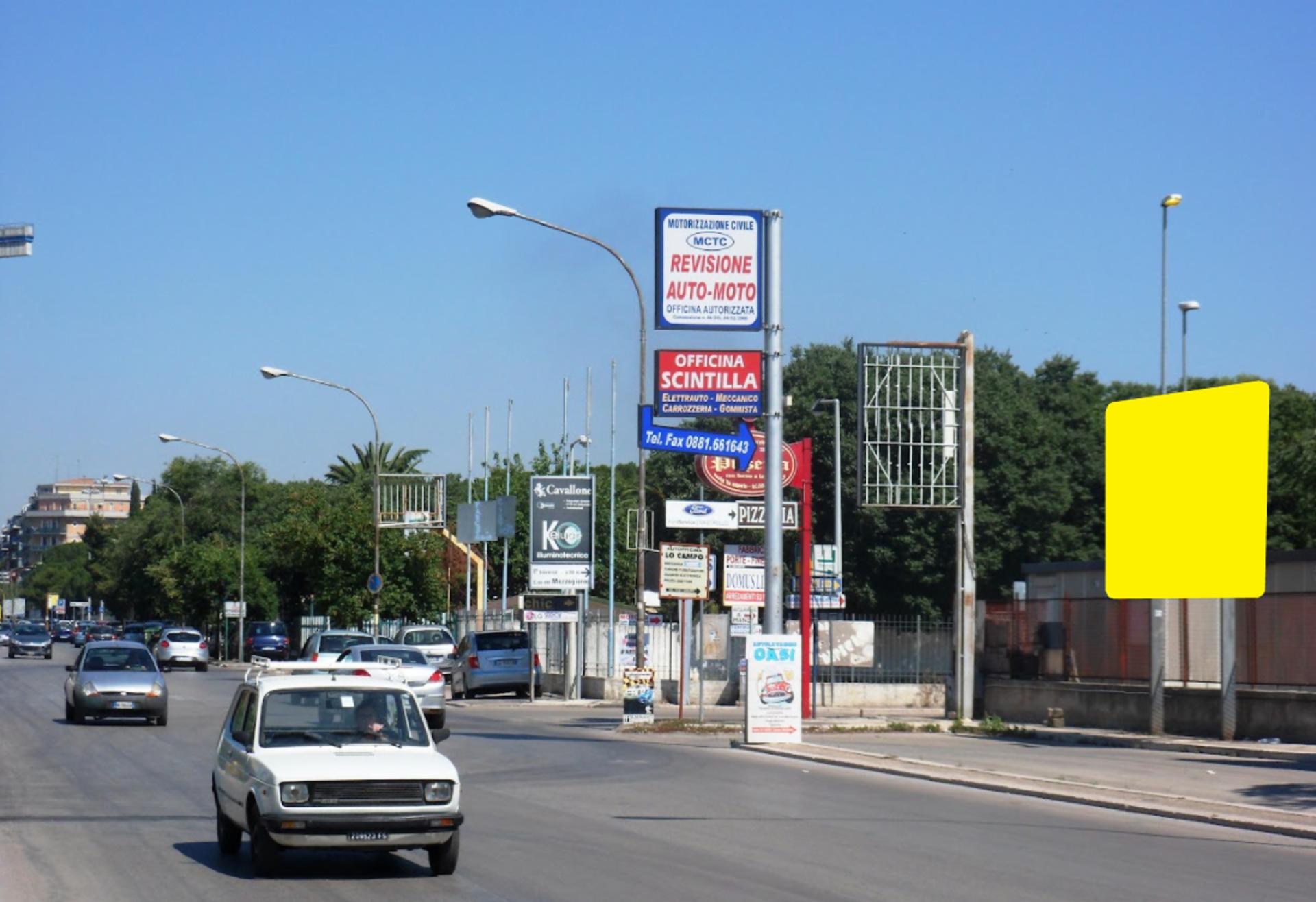 Impianto 6 X 3 a Foggia, in zona McDonald's