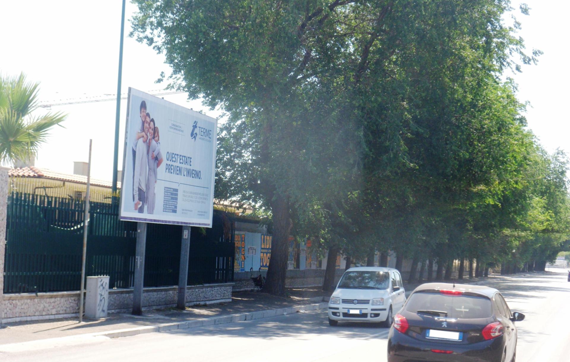Impianto 6 X 3 a Foggia, in zona Rossosapore