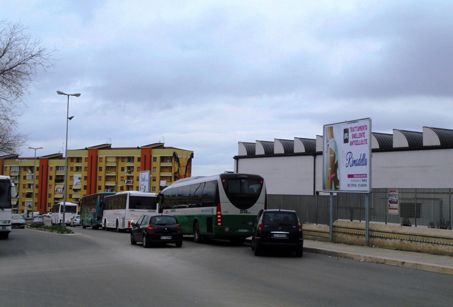 Impianto POSTER a Matera, in zona Coop