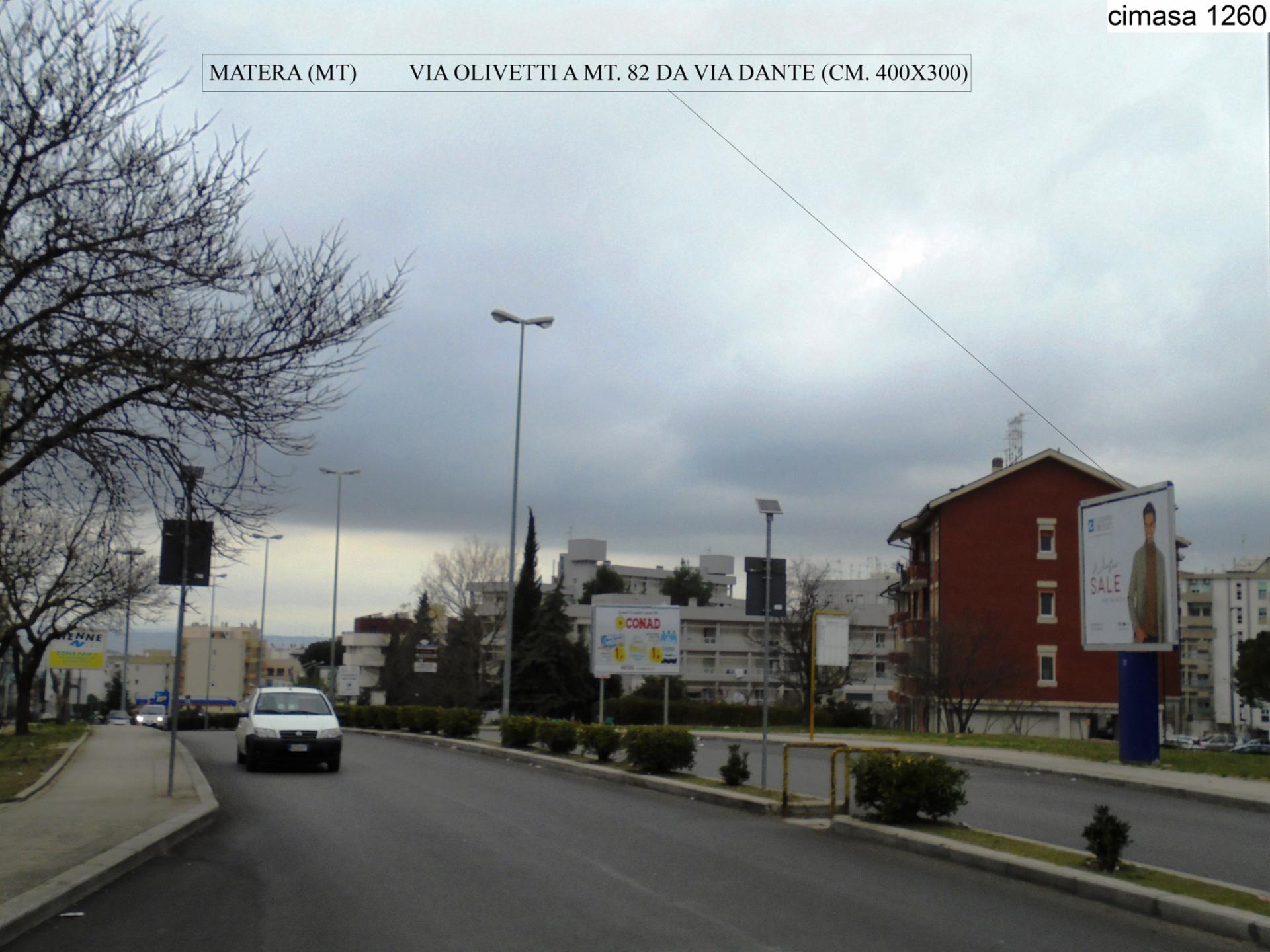 Impianto POSTER a Matera, in zona EuroSpin