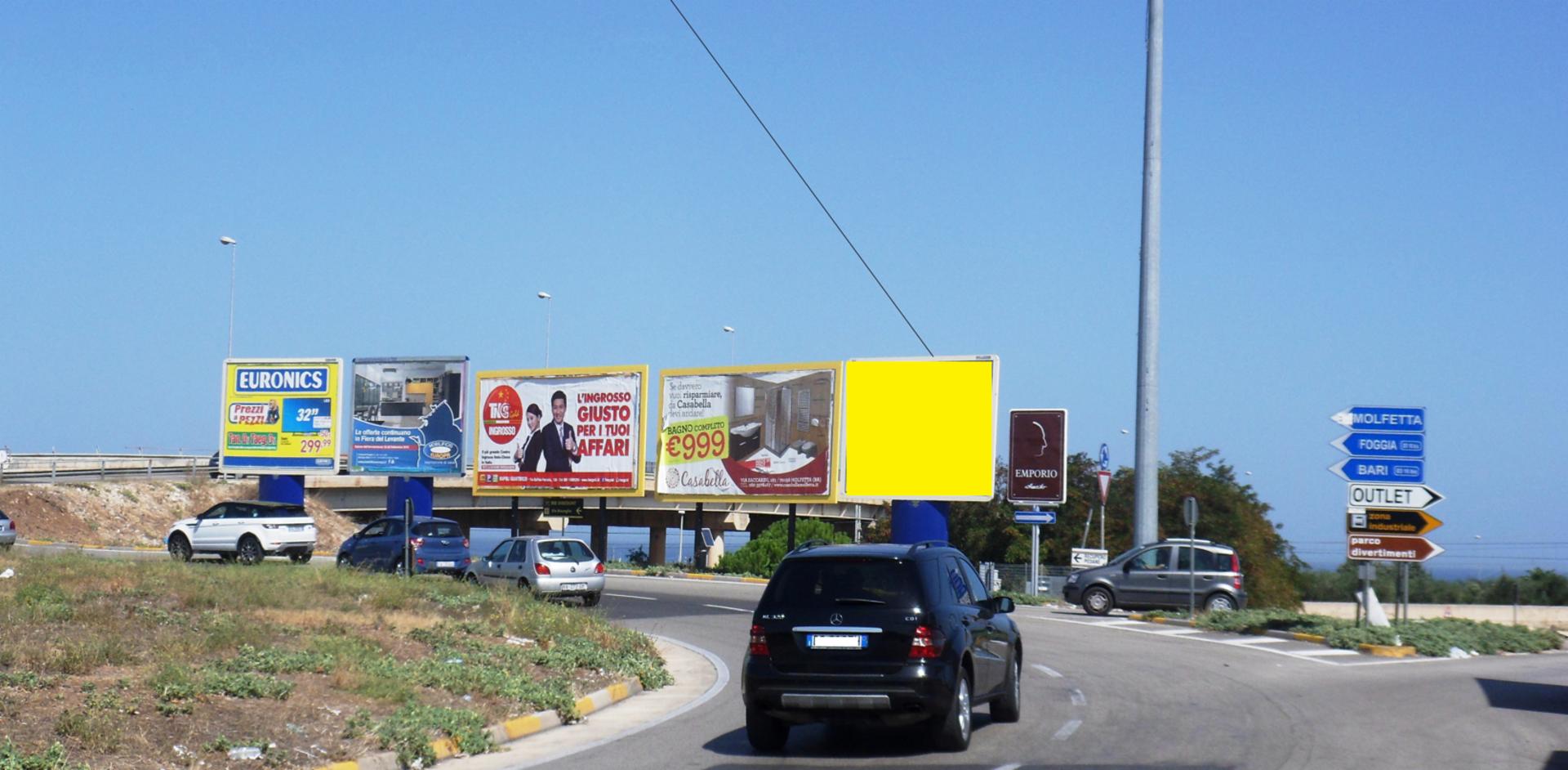 Impianto POSTER a Molfetta, in zona Emporio Amato