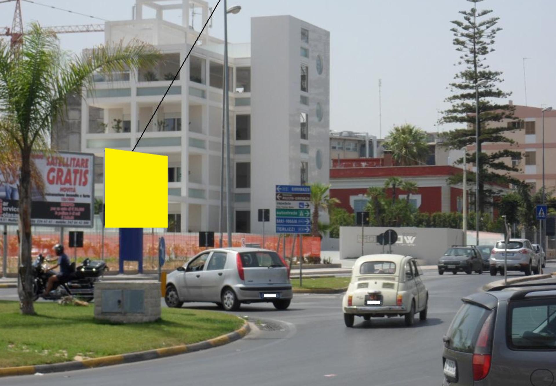 Impianto POSTER a Molfetta, in zona sushi wang