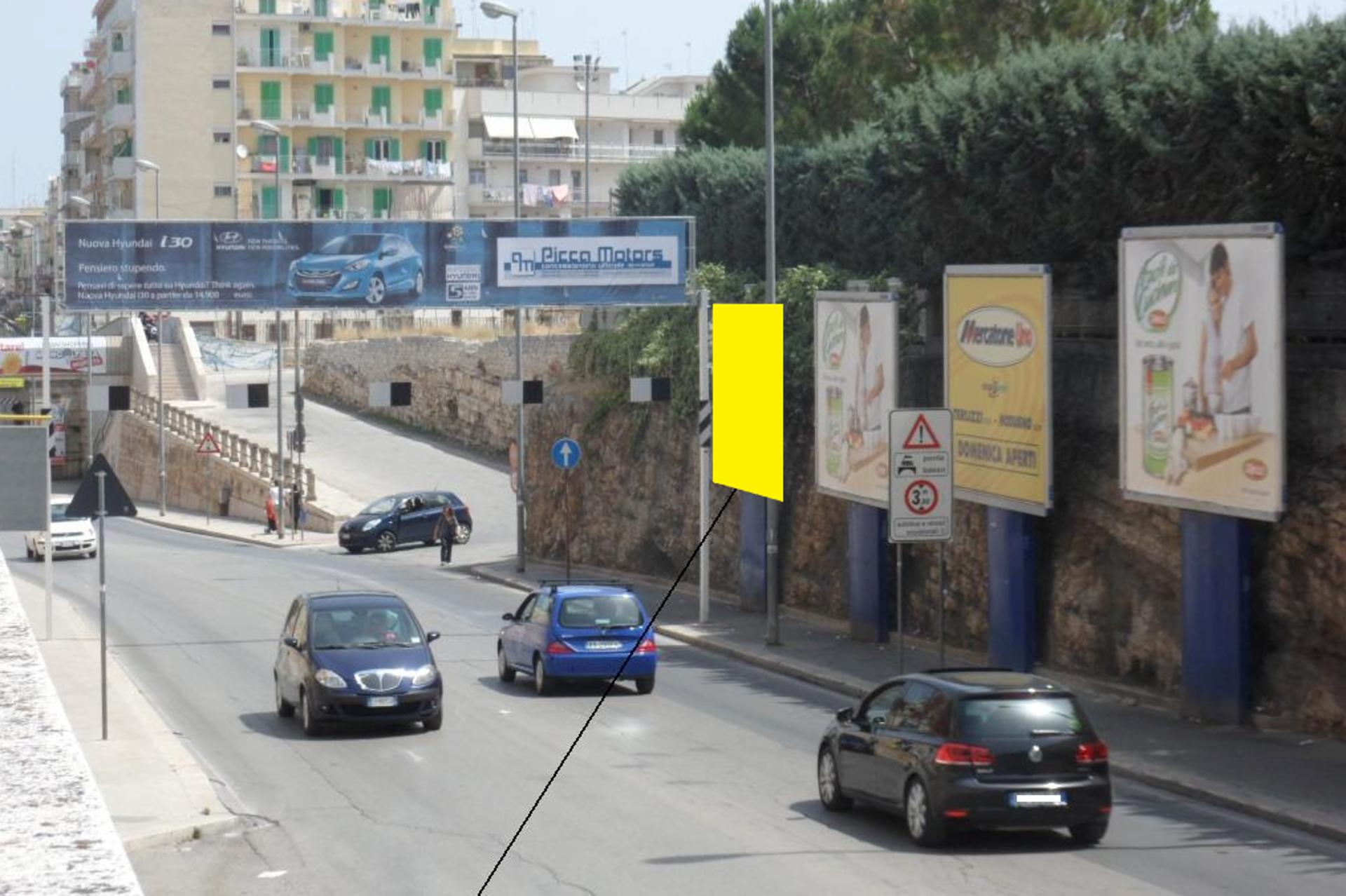 Impianto POSTER a Molfetta, in zona Tres Jolie