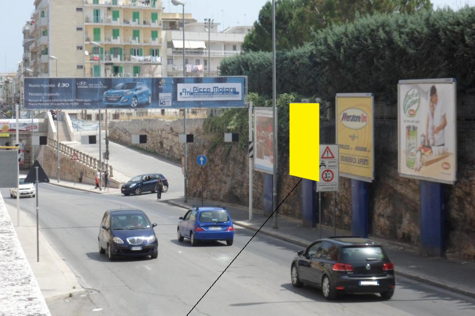 Impianto POSTER a Molfetta, in zona Tres Jolie