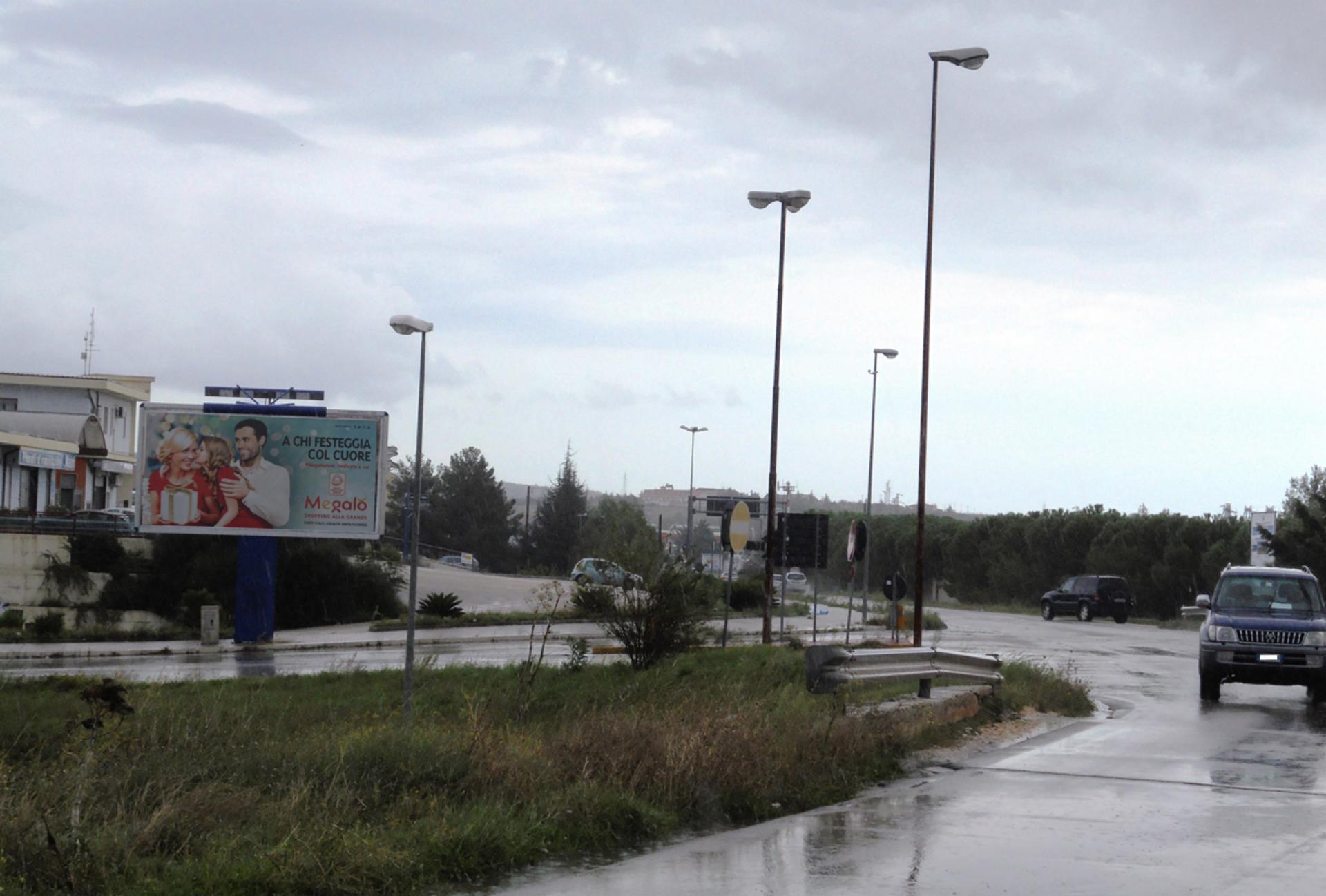 Impianto 6 X 3 a San Giovanni Rotondo, in zona Interspar