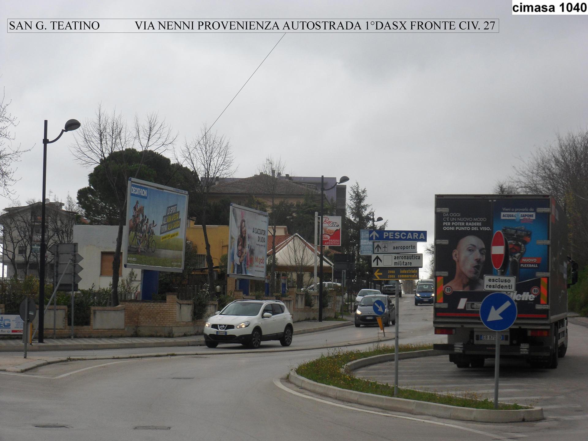 Impianto 6 X 3 a San Giovanni Teatino, in zona Kinga