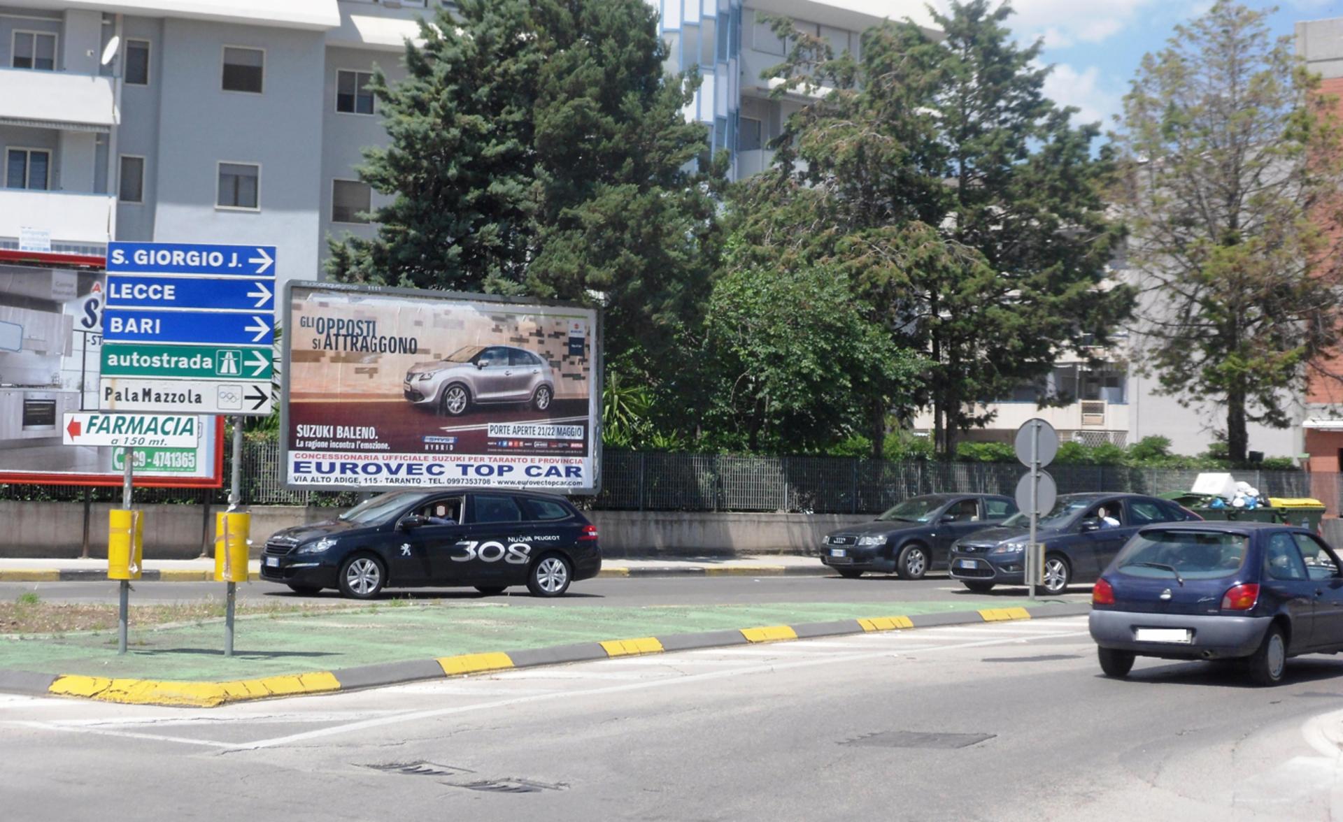Impianto 6 X 3 a Taranto, in zona Lidl