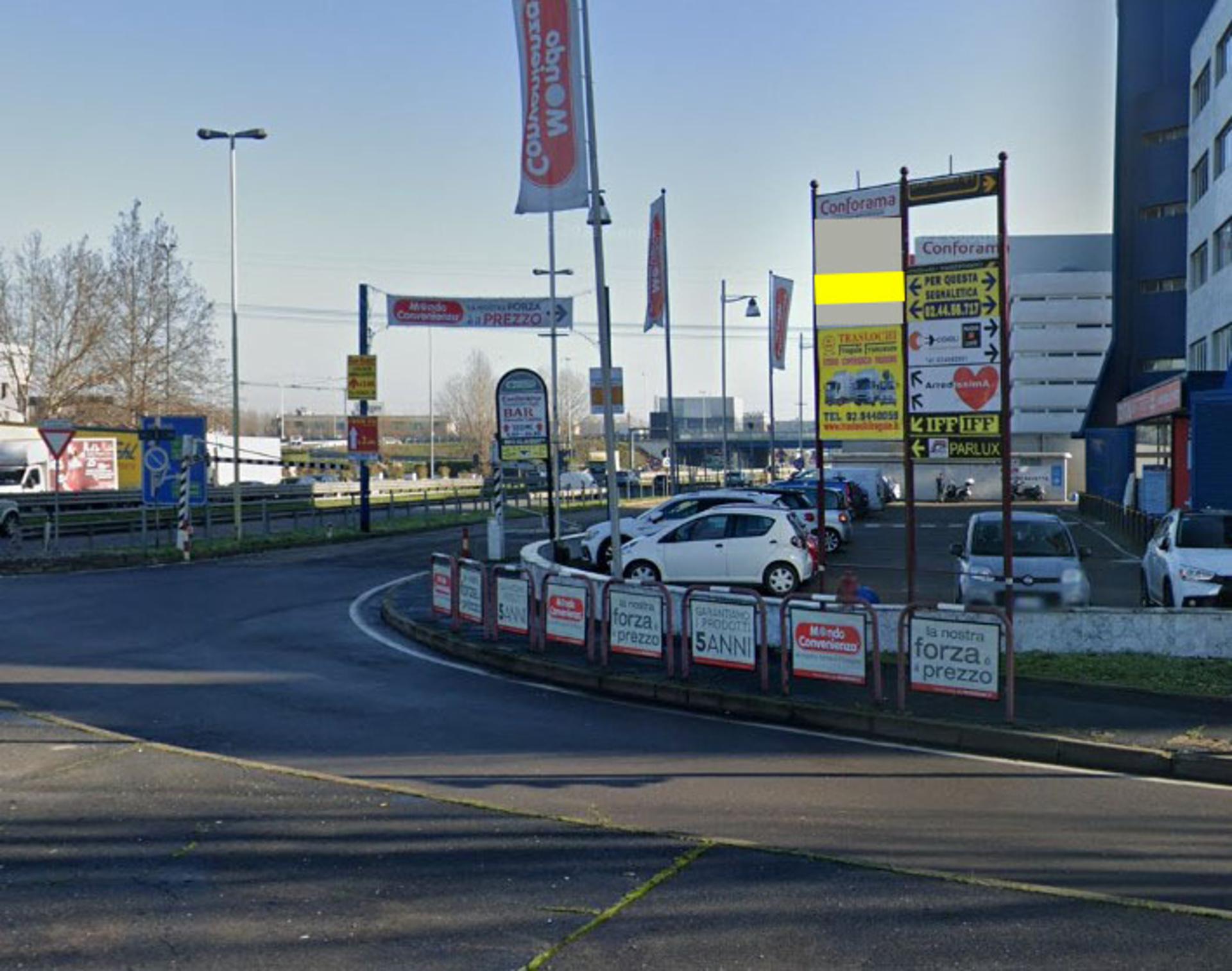 Impianto FRECCE / PREINSEGNE a Trezzano sul Naviglio, in zona Mondo Convenienza