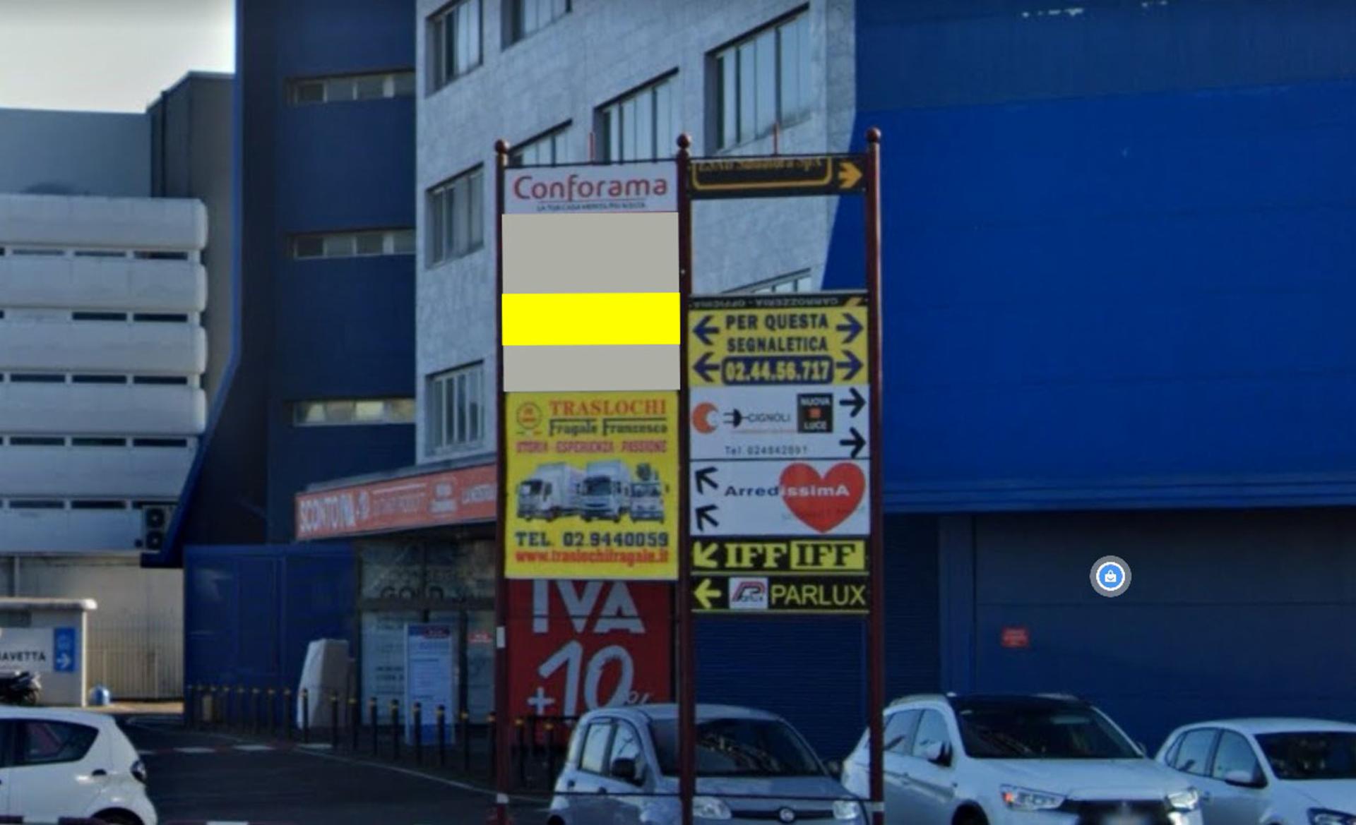 Impianto FRECCE / PREINSEGNE a Trezzano sul Naviglio, in zona Mondo Convenienza