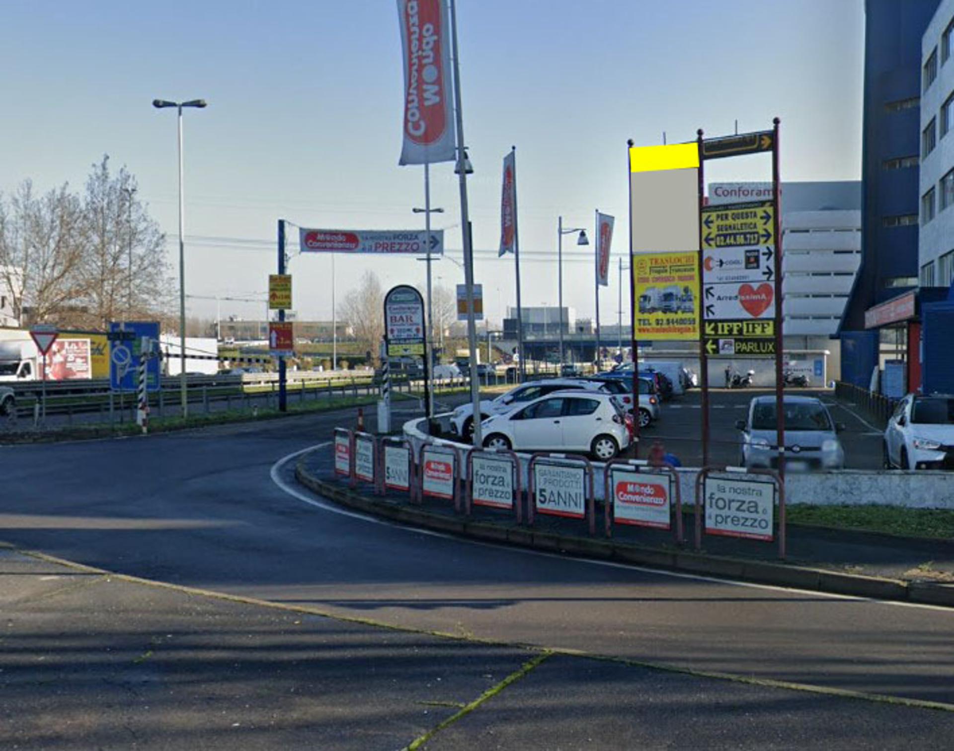 Impianto FRECCE / PREINSEGNE a Trezzano sul Naviglio, in zona Mondo Convenienza