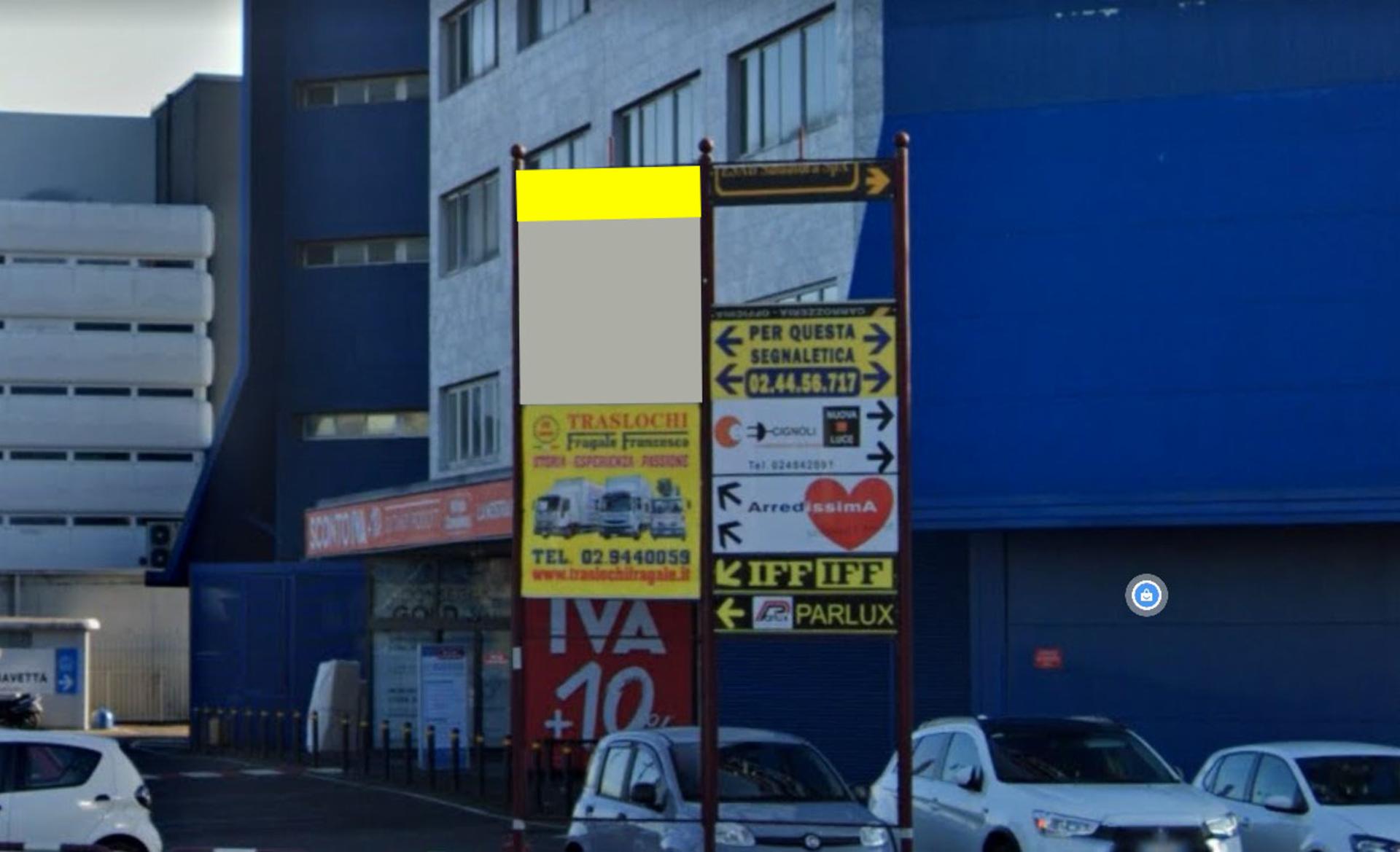 Impianto FRECCE / PREINSEGNE a Trezzano sul Naviglio, in zona Mondo Convenienza