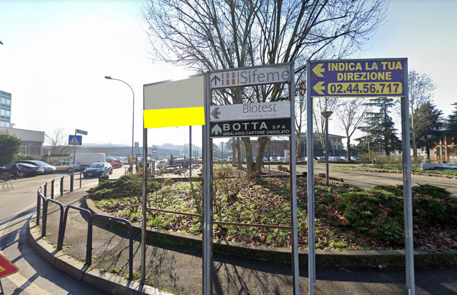 Impianto FRECCE / PREINSEGNE a Trezzano sul Naviglio, in zona Caffè Tenconi