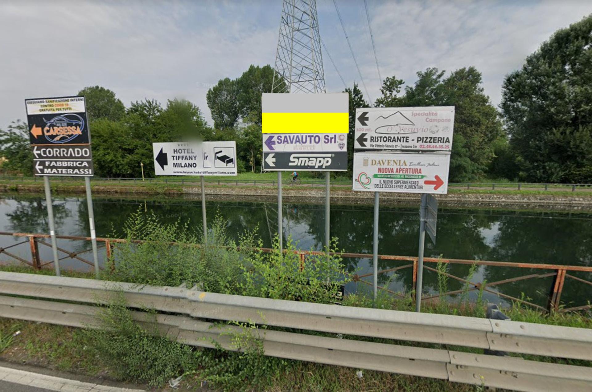 Impianto FRECCE / PREINSEGNE a Trezzano sul Naviglio, in zona Arredamenti Verderio