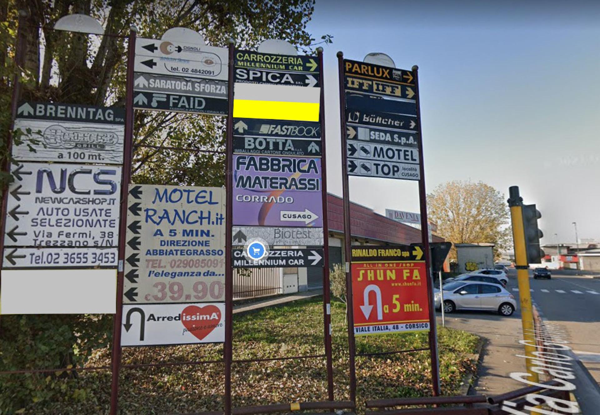 Impianto FRECCE / PREINSEGNE a Trezzano sul Naviglio, in zona Lops