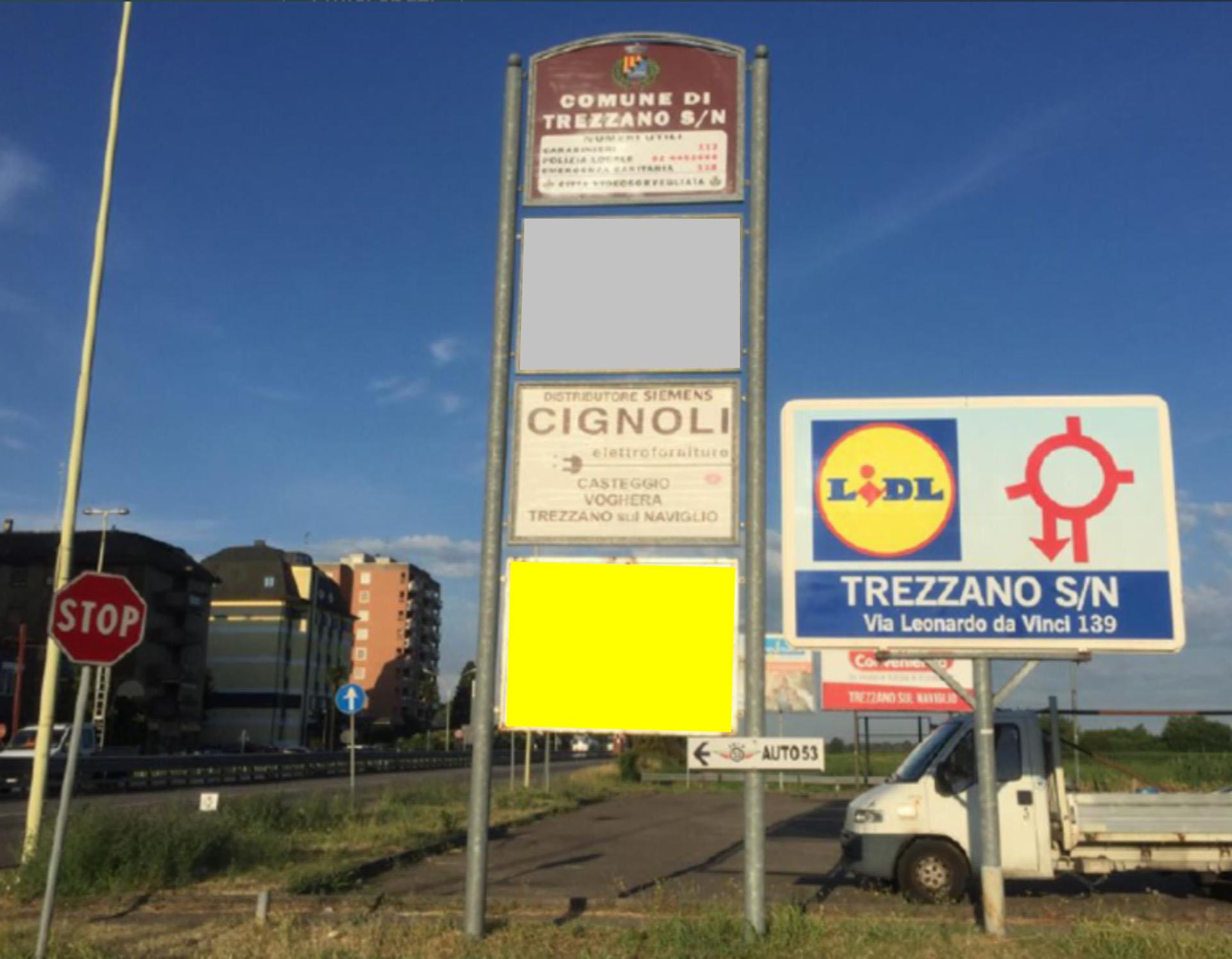 Impianto CARTELLONISTICA a Trezzano sul Naviglio, in zona Brianza Tende